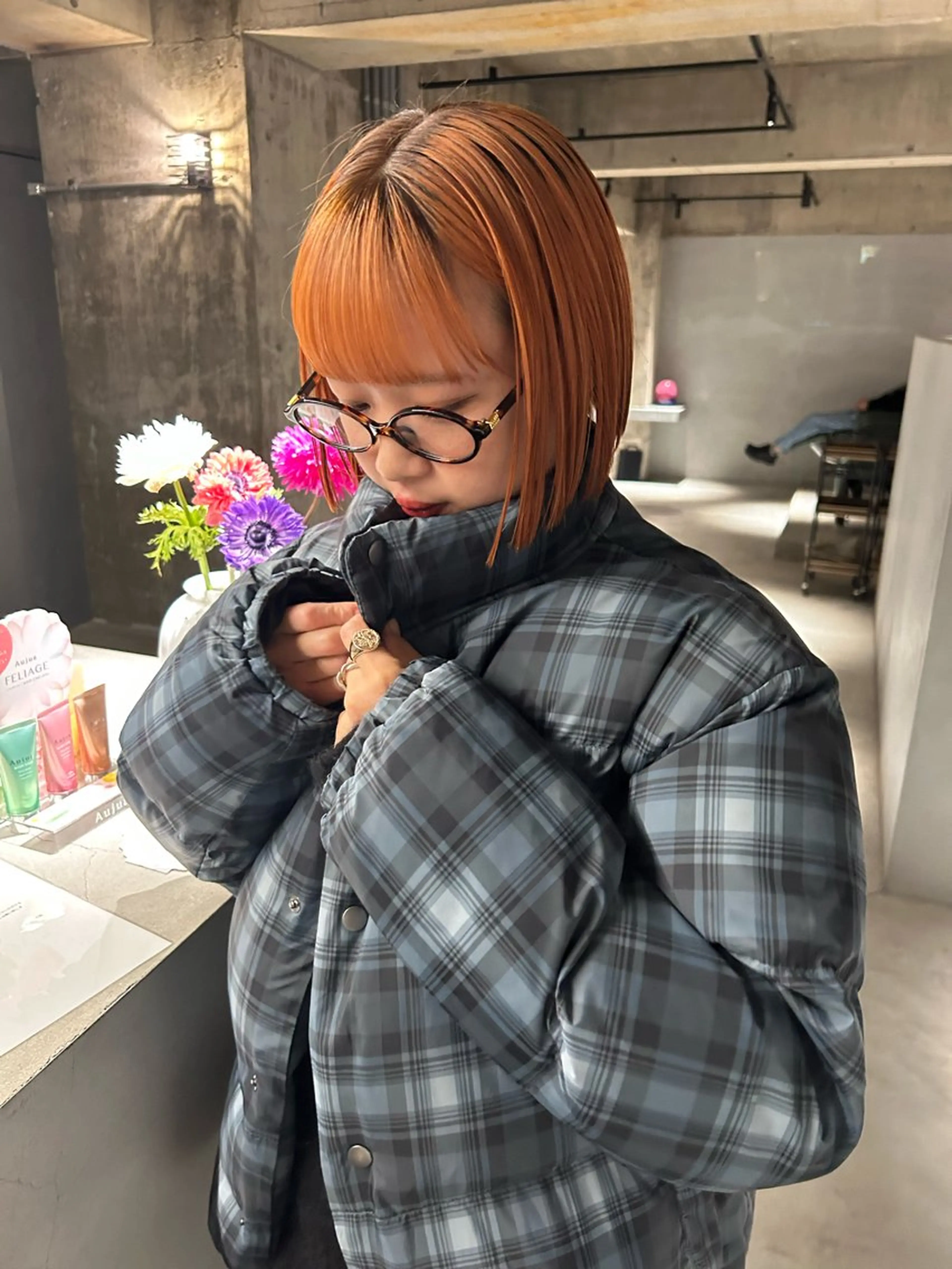 ショート カラー 中村 衣里のヘアスタイル