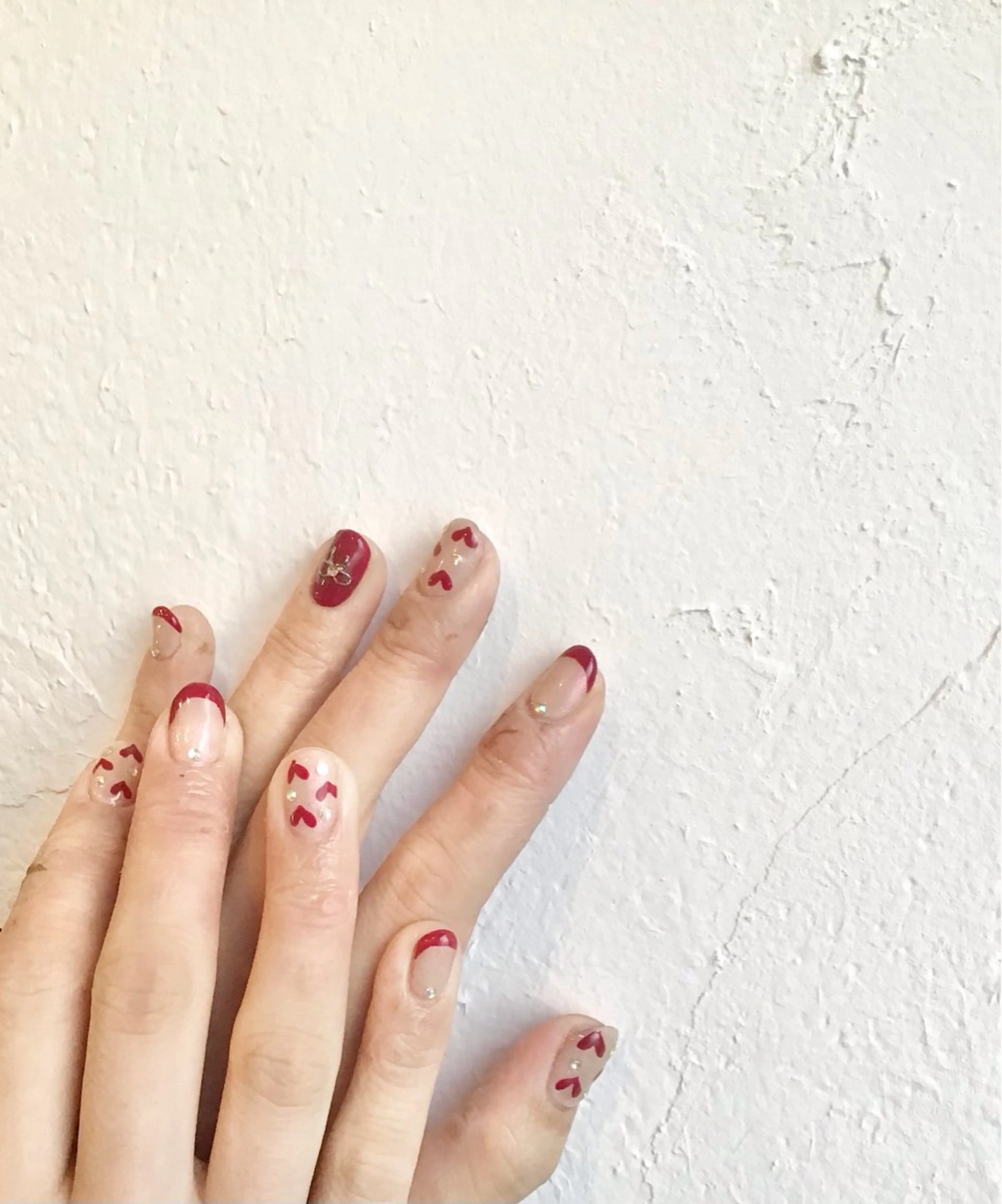 ネイル アートネイル ジェルネイル オフィスネイル パラジェル ハンドネイル Roger 舞のネイルデザイン