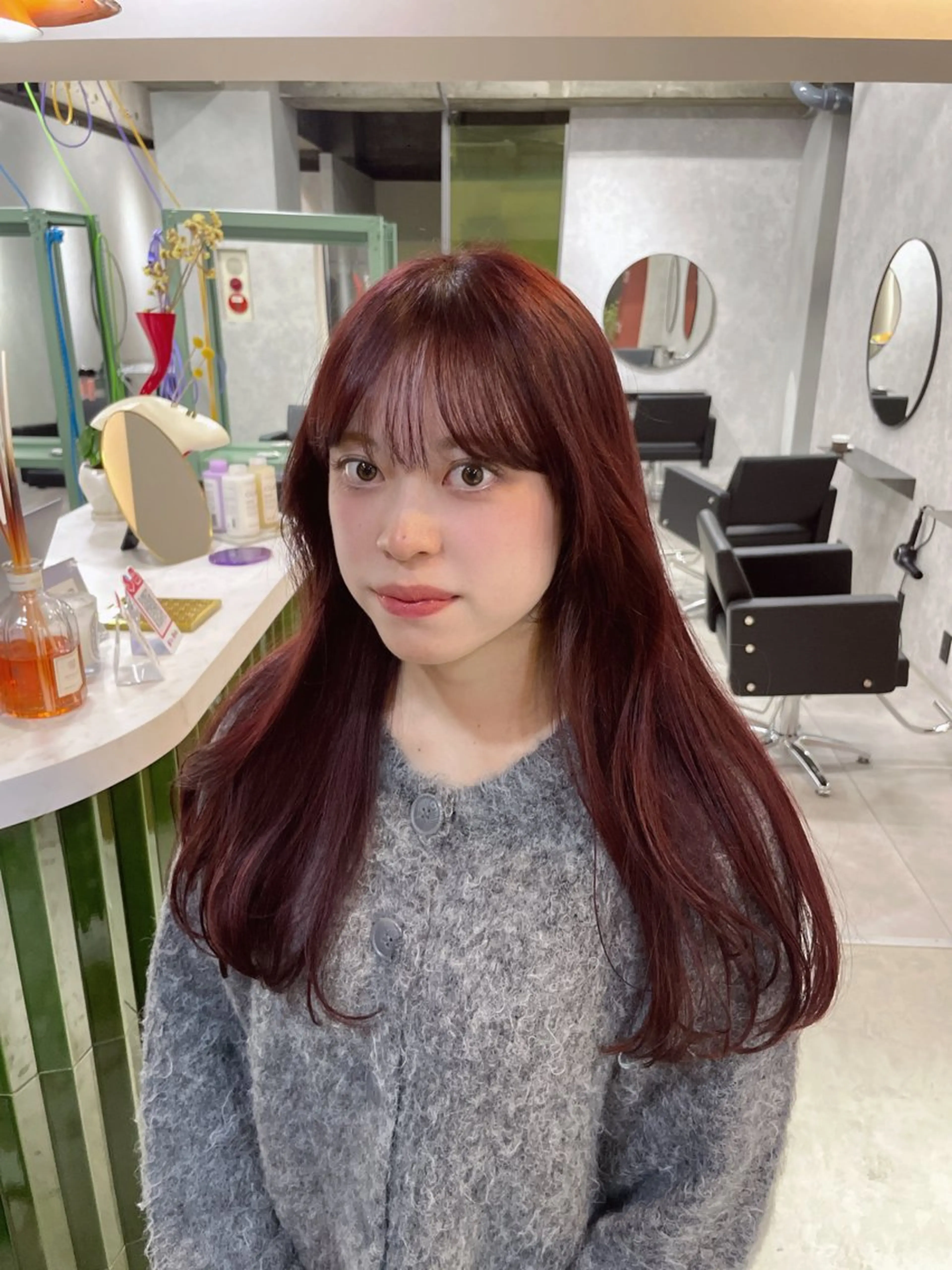 ロング カラー ハイトーン/メンズ/ デザイン/梅田/ミユのヘアスタイル