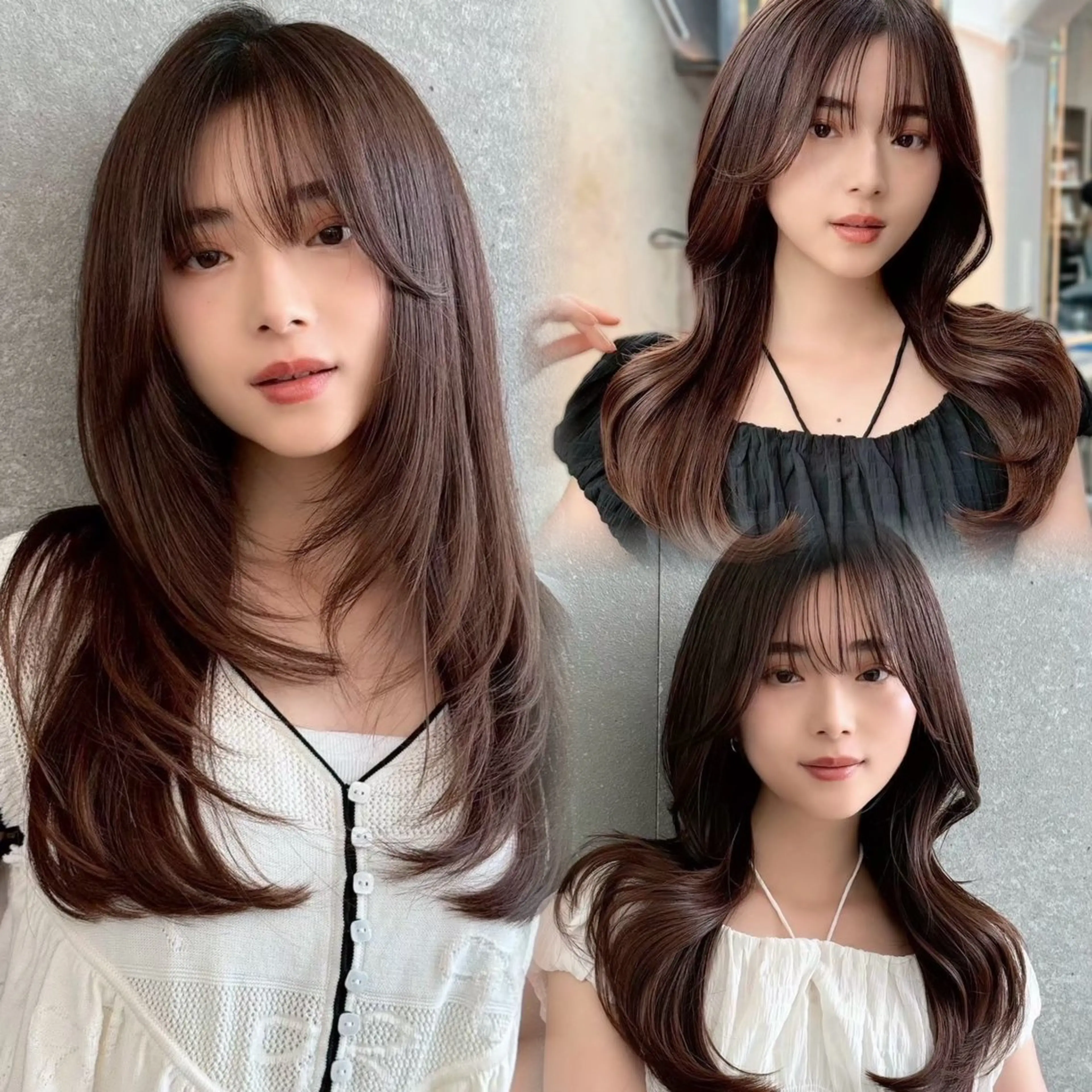 ミディアム ボブ/レイヤー/ 縮毛矯正/ 渡邊莉玖のヘアスタイル