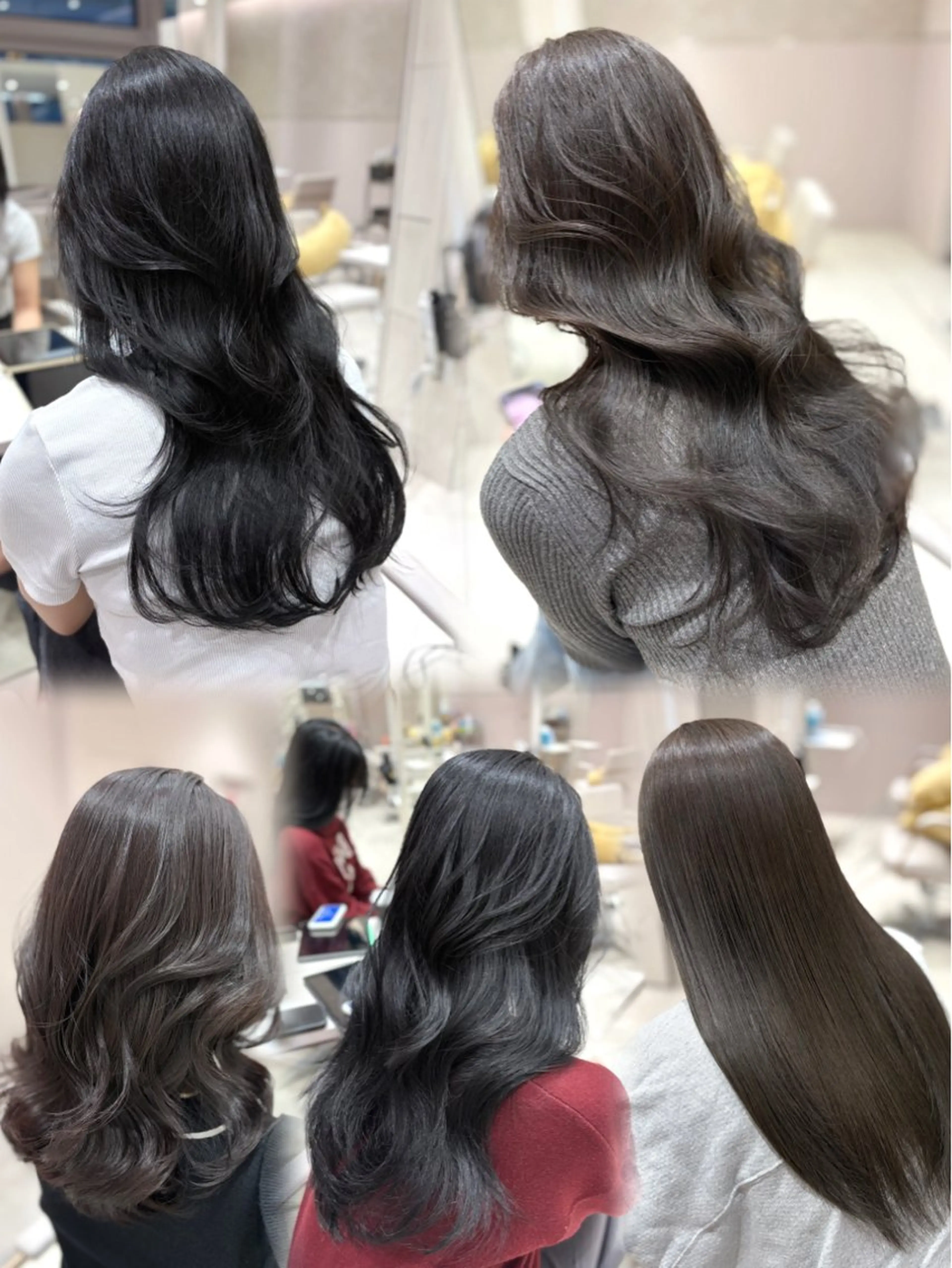 ロング カラー 透明感カラー ヘアカラー トリートメント 銀座/オリーブ/ 透明感カラー✨りくのヘアスタイル