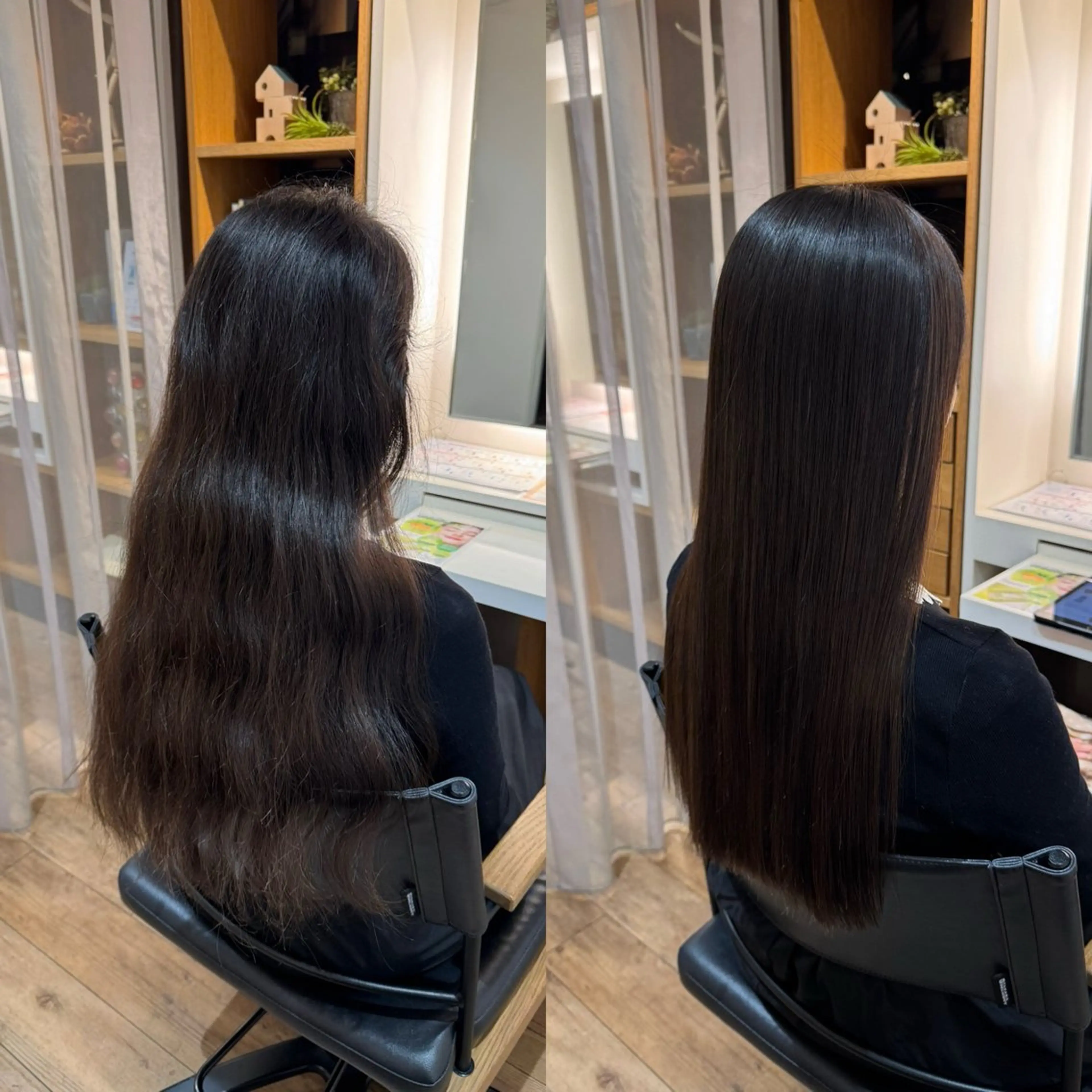 セミロング カット 縮毛矯正 トリートメント afloatkobe所属・美髪/髪質改善 川口凌弥のヘアスタイル