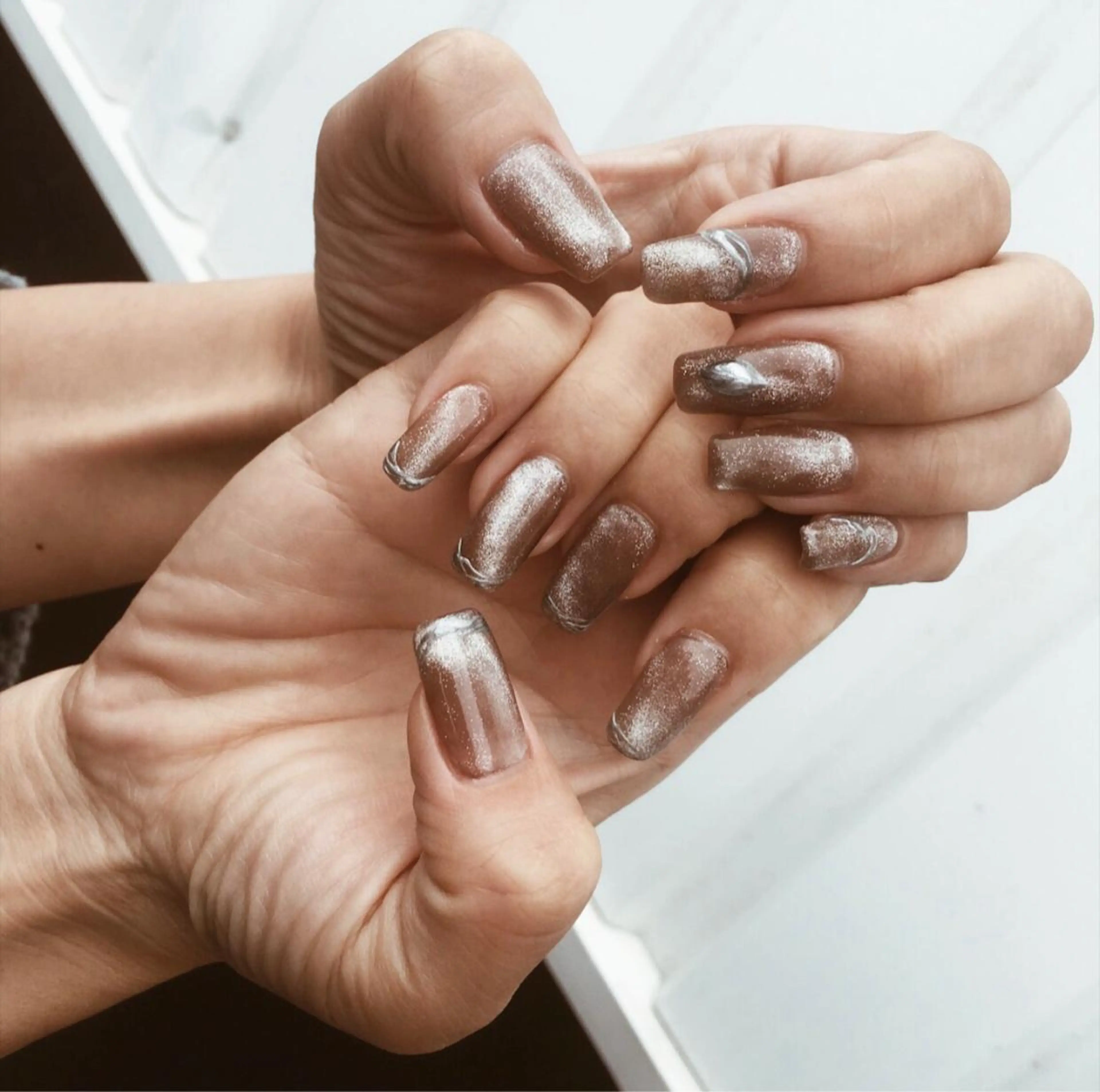 ネイル ジェルネイル マグネットネイル leaaloha　byBROWN HAIR所属・レアアロハ宇都宮 /ネイル.メンズ脱毛のネイルデザイン