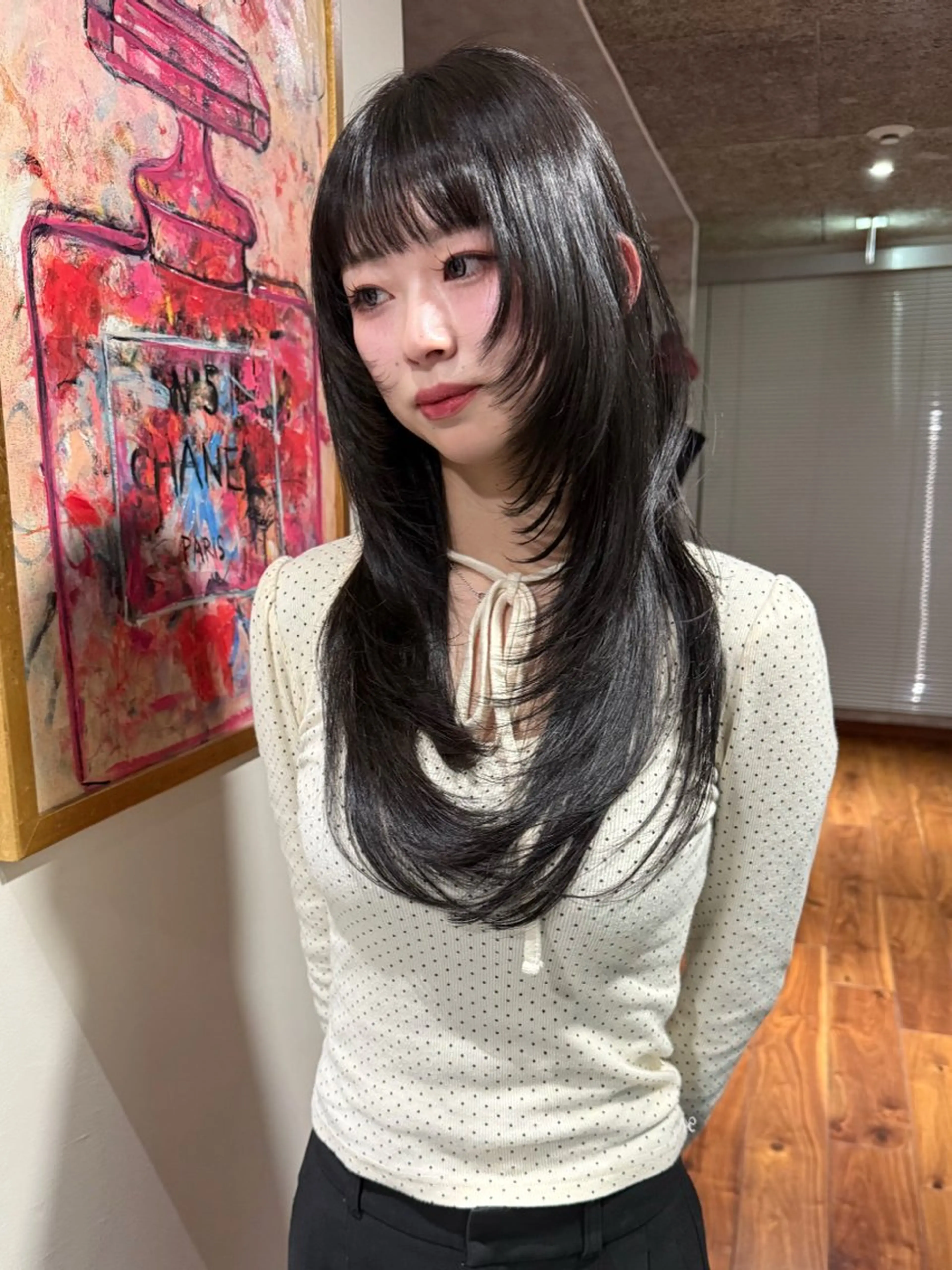 ロング カラー カット ヘアカラー トリートメント mai / linoah˚✧のヘアスタイル