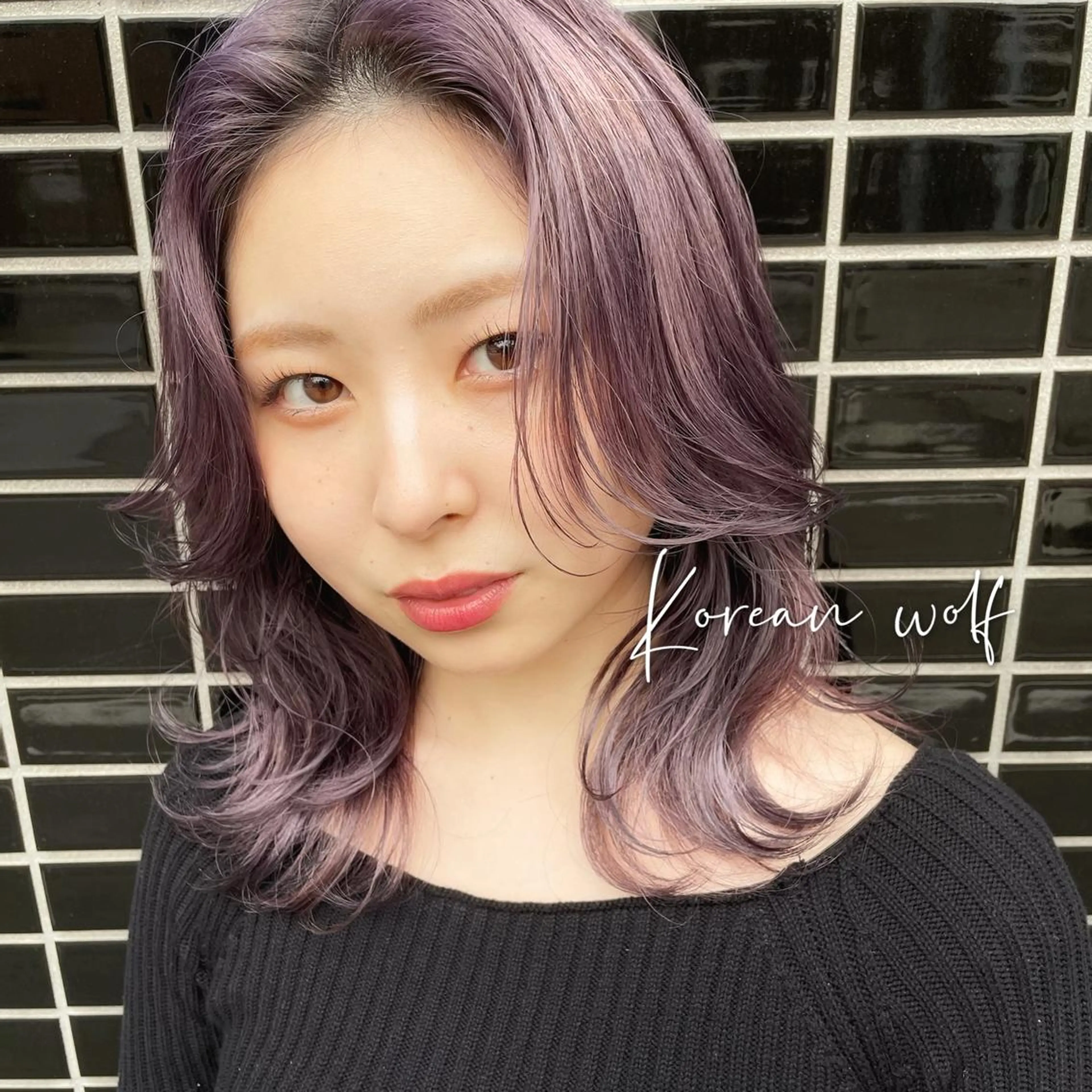 ミディアム カラー ブリーチ 韓国風ヘア ウルフカット ヘアカラー トリートメント DIPTH(ディプス)   by   ila所属・【 DIPTH 】 代表コウキ🥇のヘアスタイル