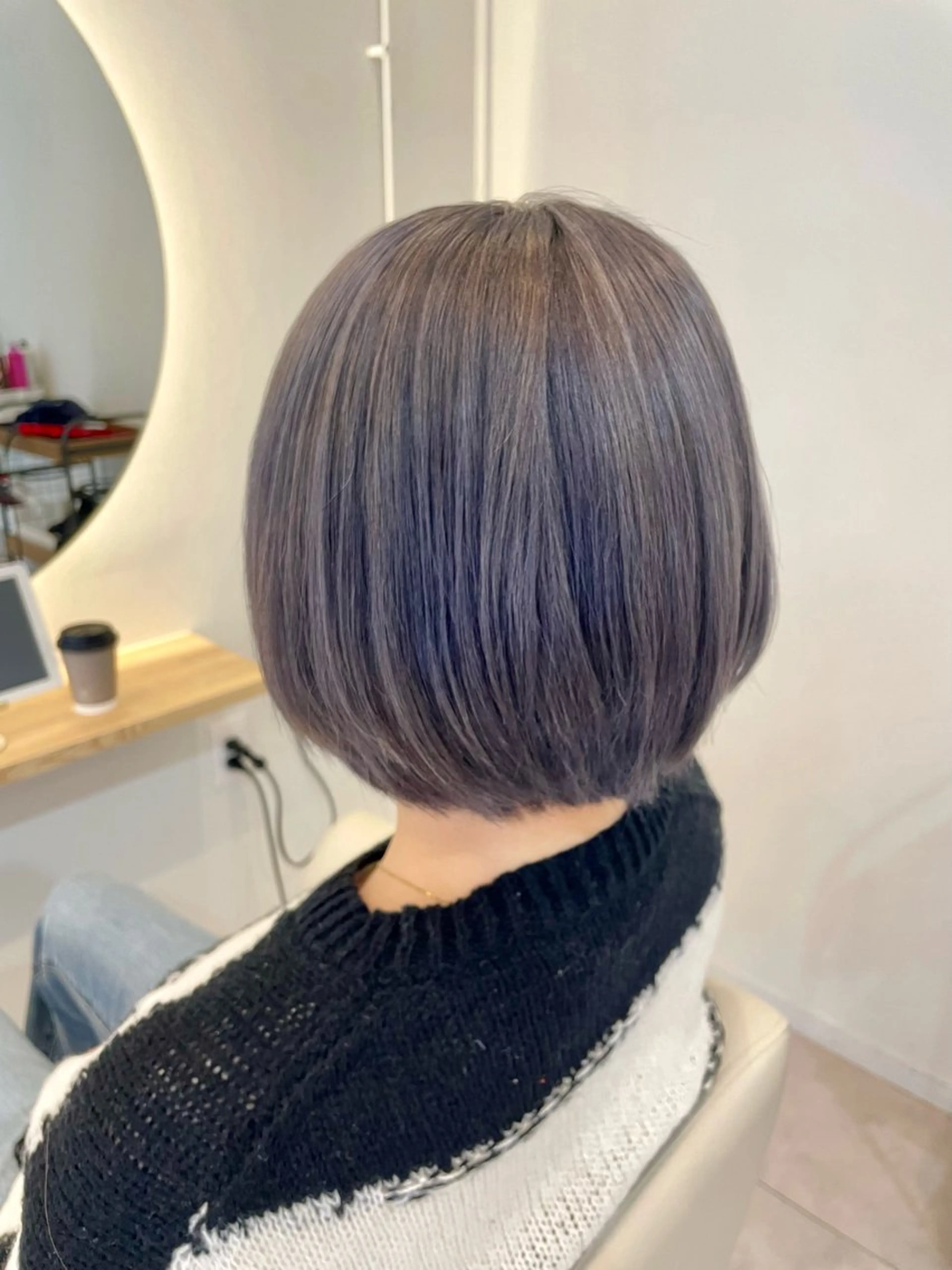 カラー ブリーチ ヘアカラー トリートメント lor.kyoto 奥村みゆきのヘアスタイル