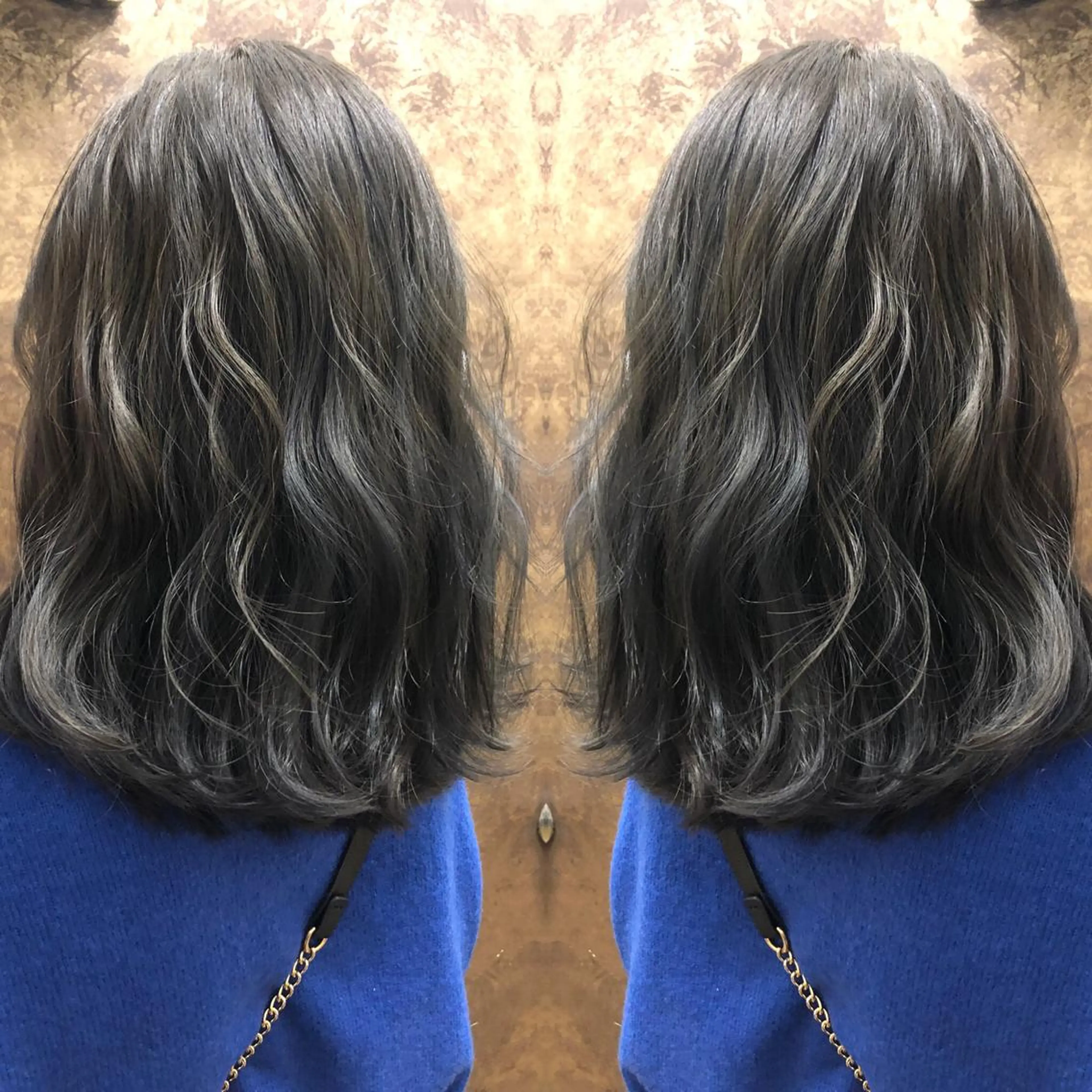 ミディアム カラー ヘアカラー トリートメント ♡美髪•艶髪♡砂川 なつきのヘアスタイル