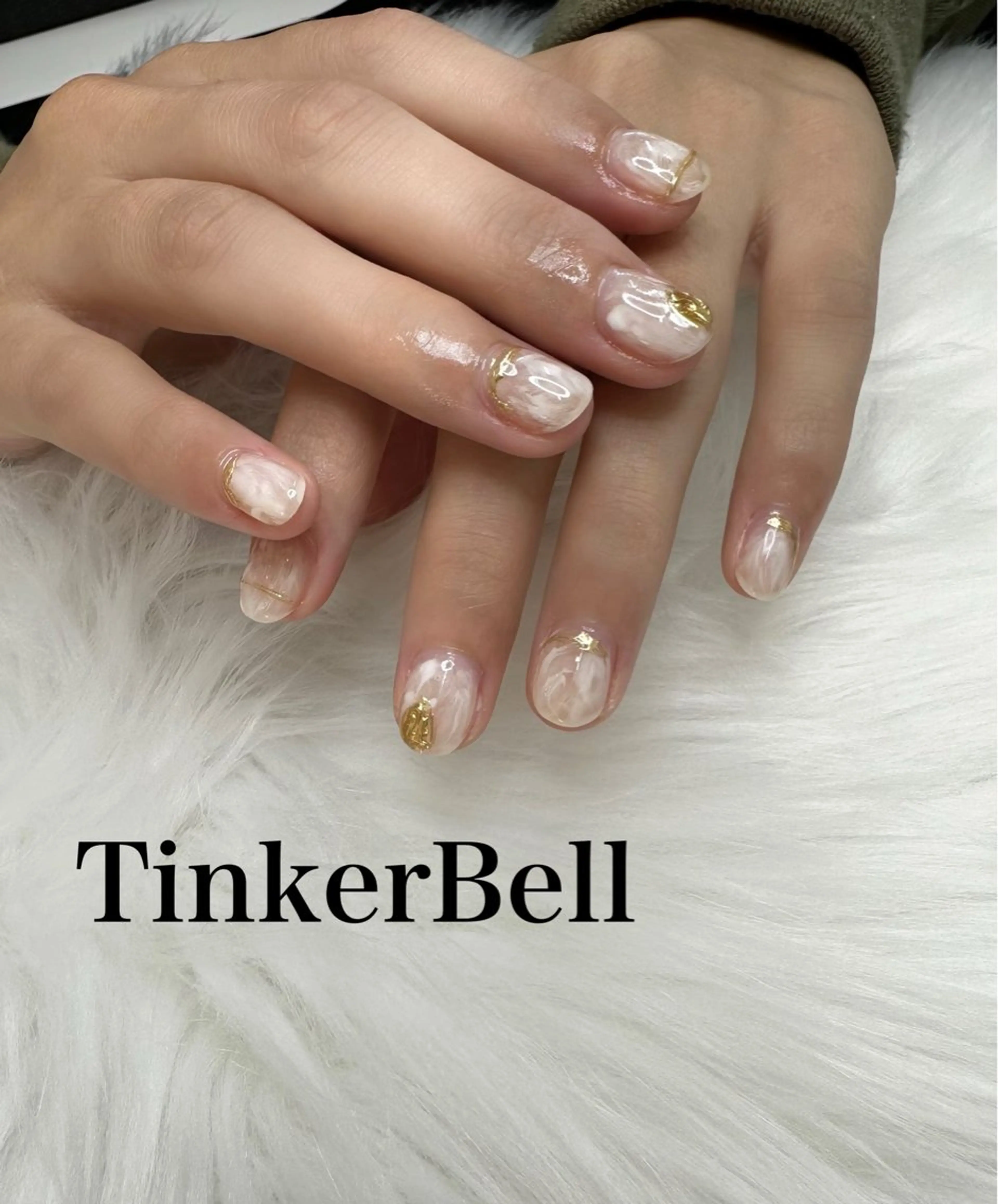 ネイル アートネイル ハンドネイル Tinker Bellのネイルデザイン