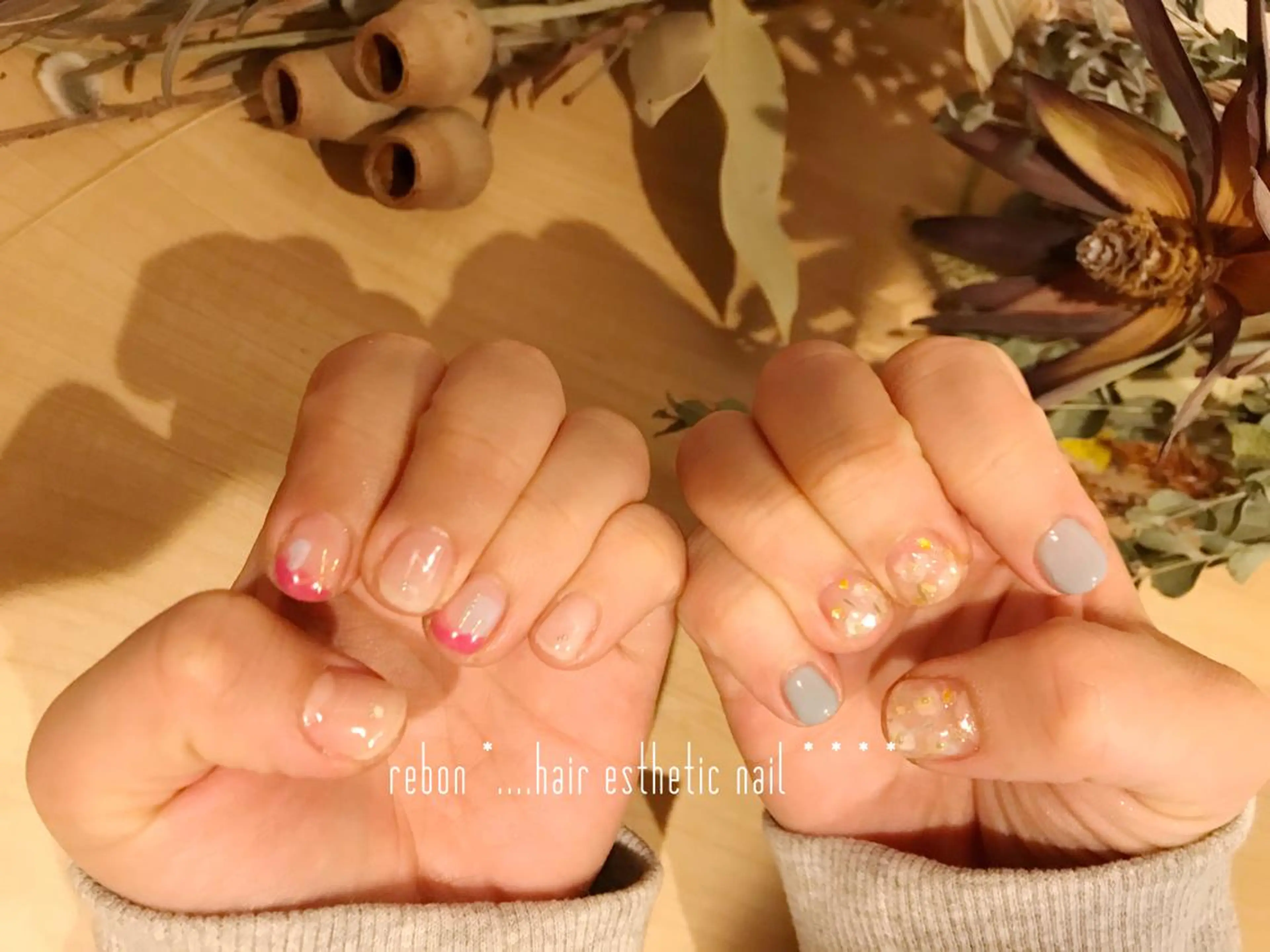 ネイル ハンドネイル フットネイル rebon＊ natsukiのネイルデザイン