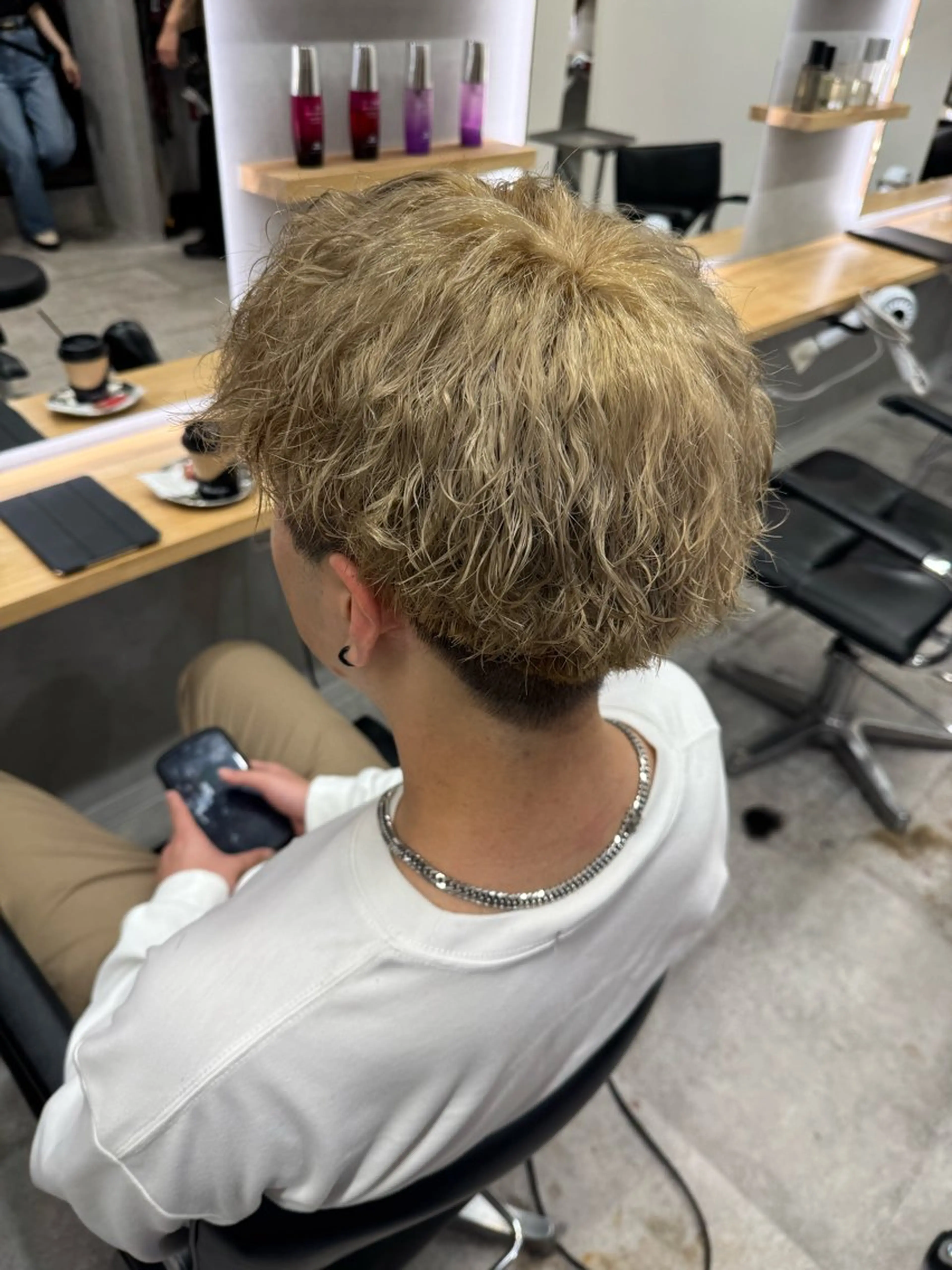 ショート 🌟YUYA/寒色/ エクステ/ハイトーンのヘアスタイル