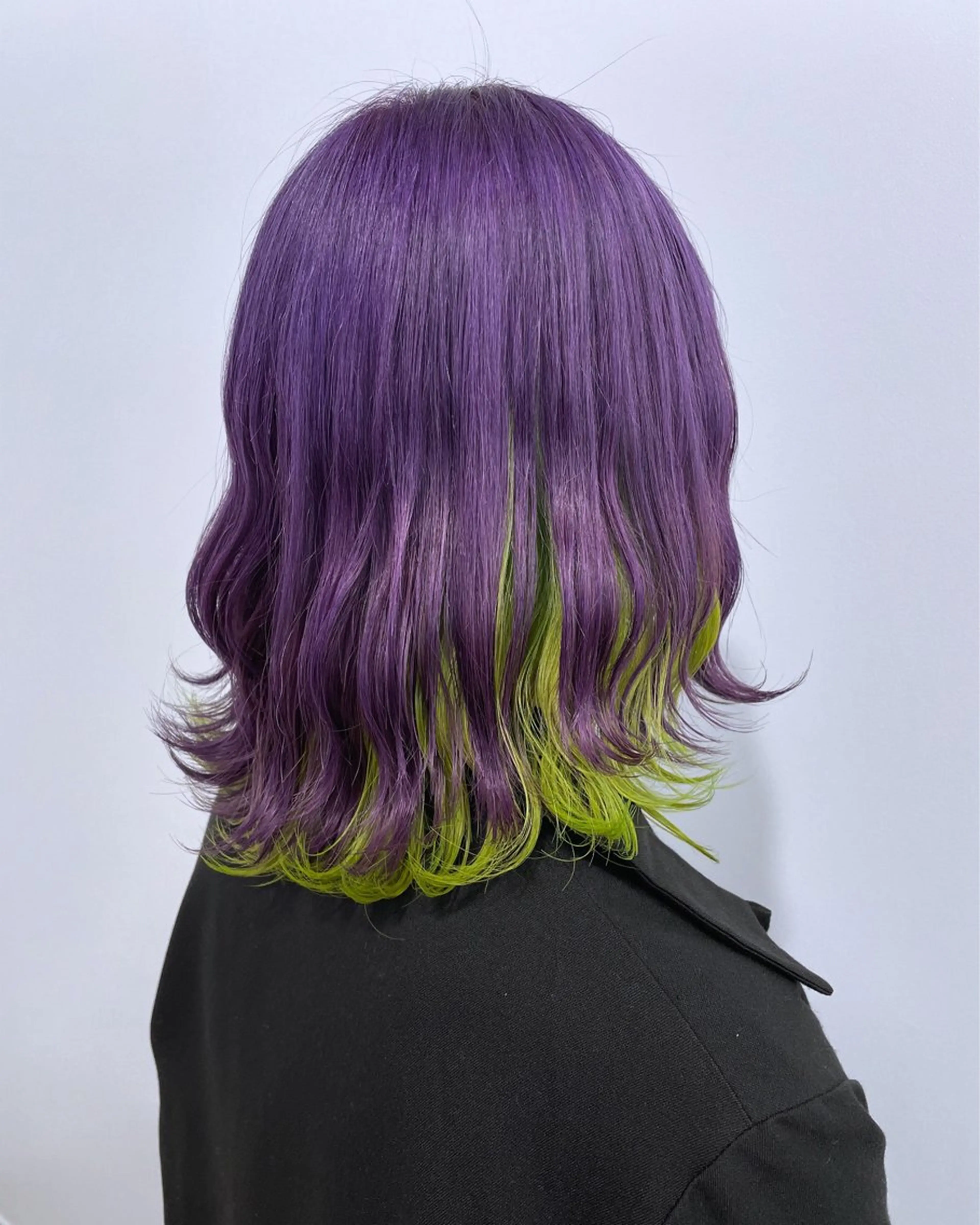 セミロング 抜け感/ワンカラー/ 明大前/桑田のヘアスタイル