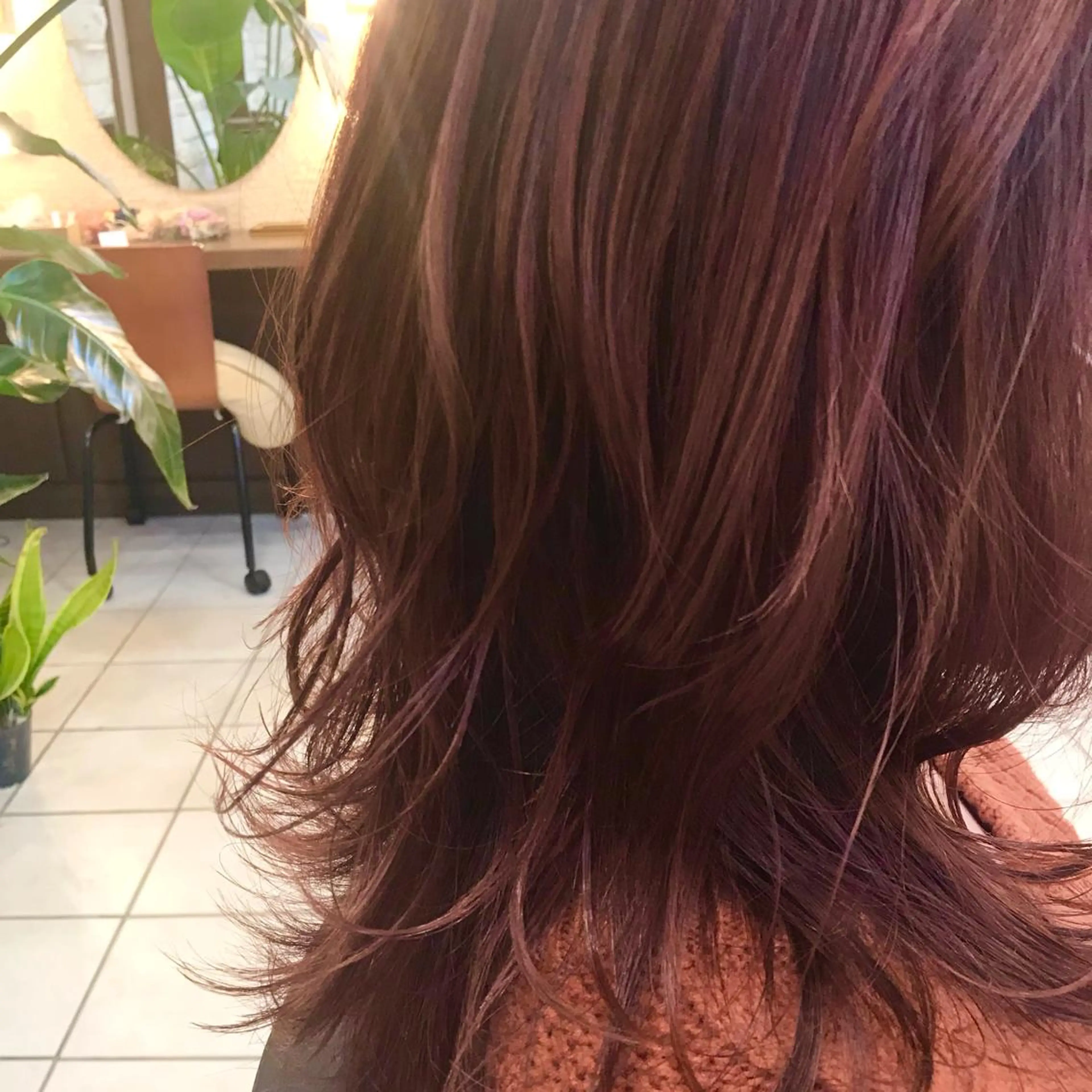 セミロング カラー ピンクカラー レイヤーカット カット ヘアカラー トリートメント 毛流れフェザー スタイル🔹竹内凌のヘアスタイル