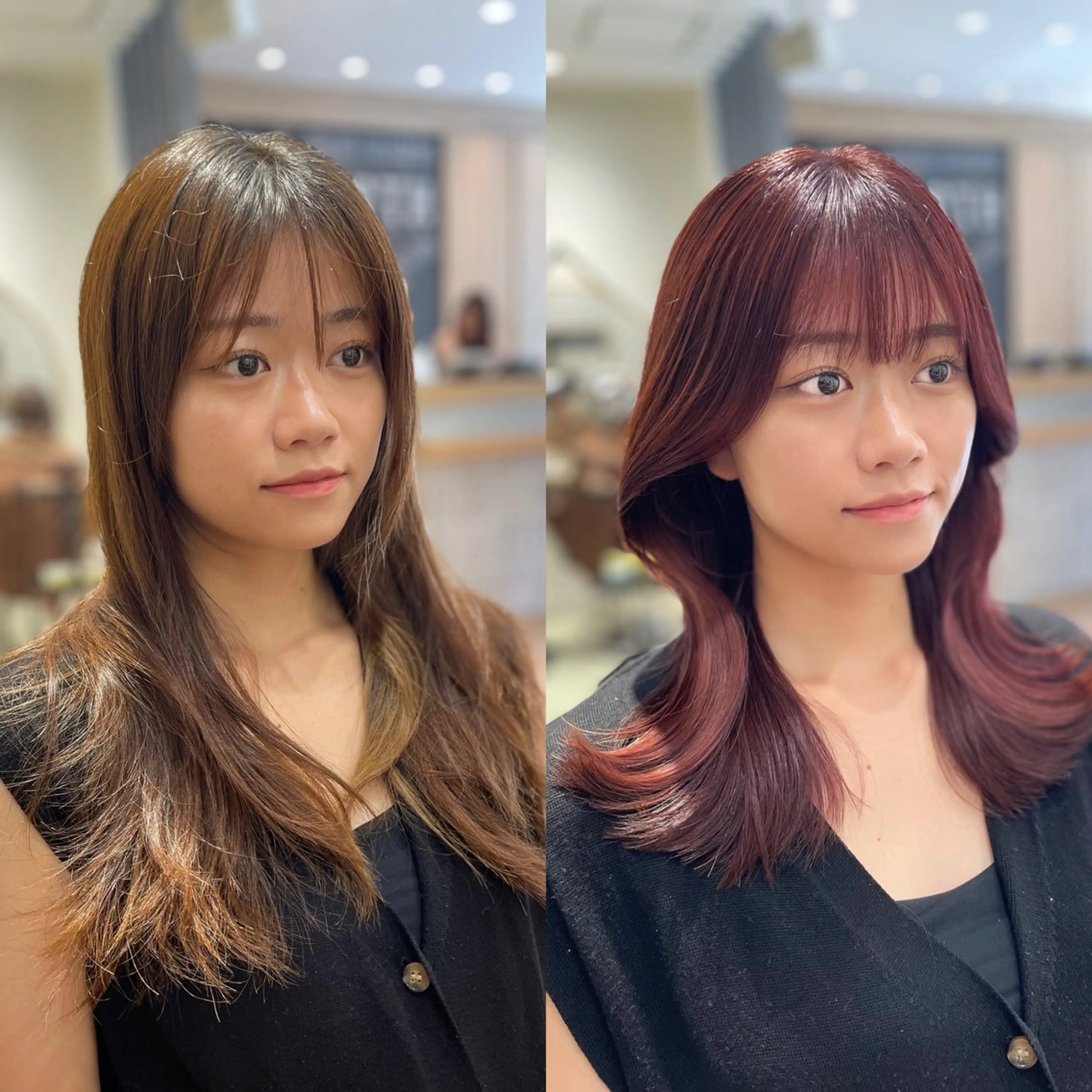 セミロング 映える顔まわり/前髪 特化 💗 ユキマのヘアスタイル