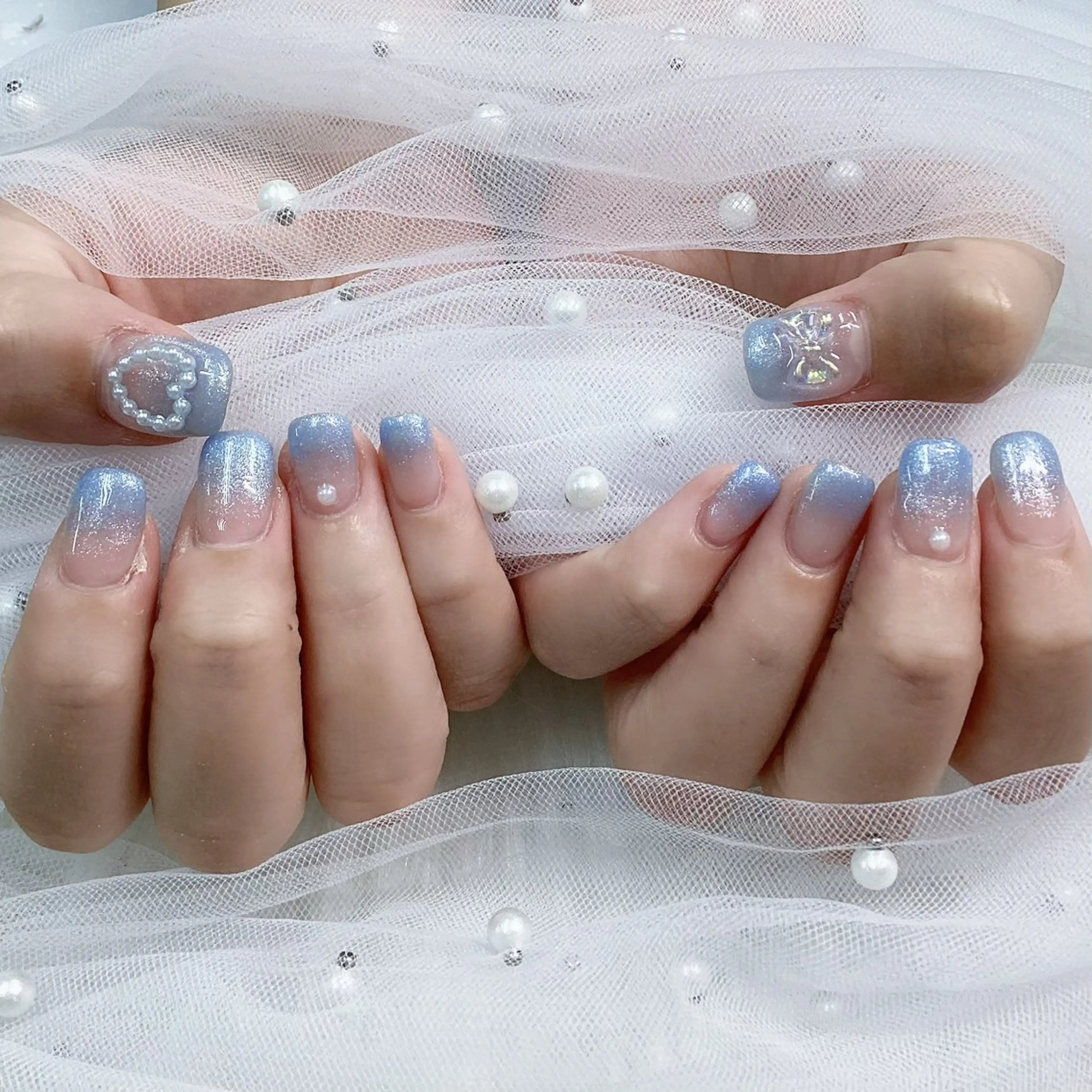 ネイル パーツ全部¥110 サロンミミのネイルデザイン