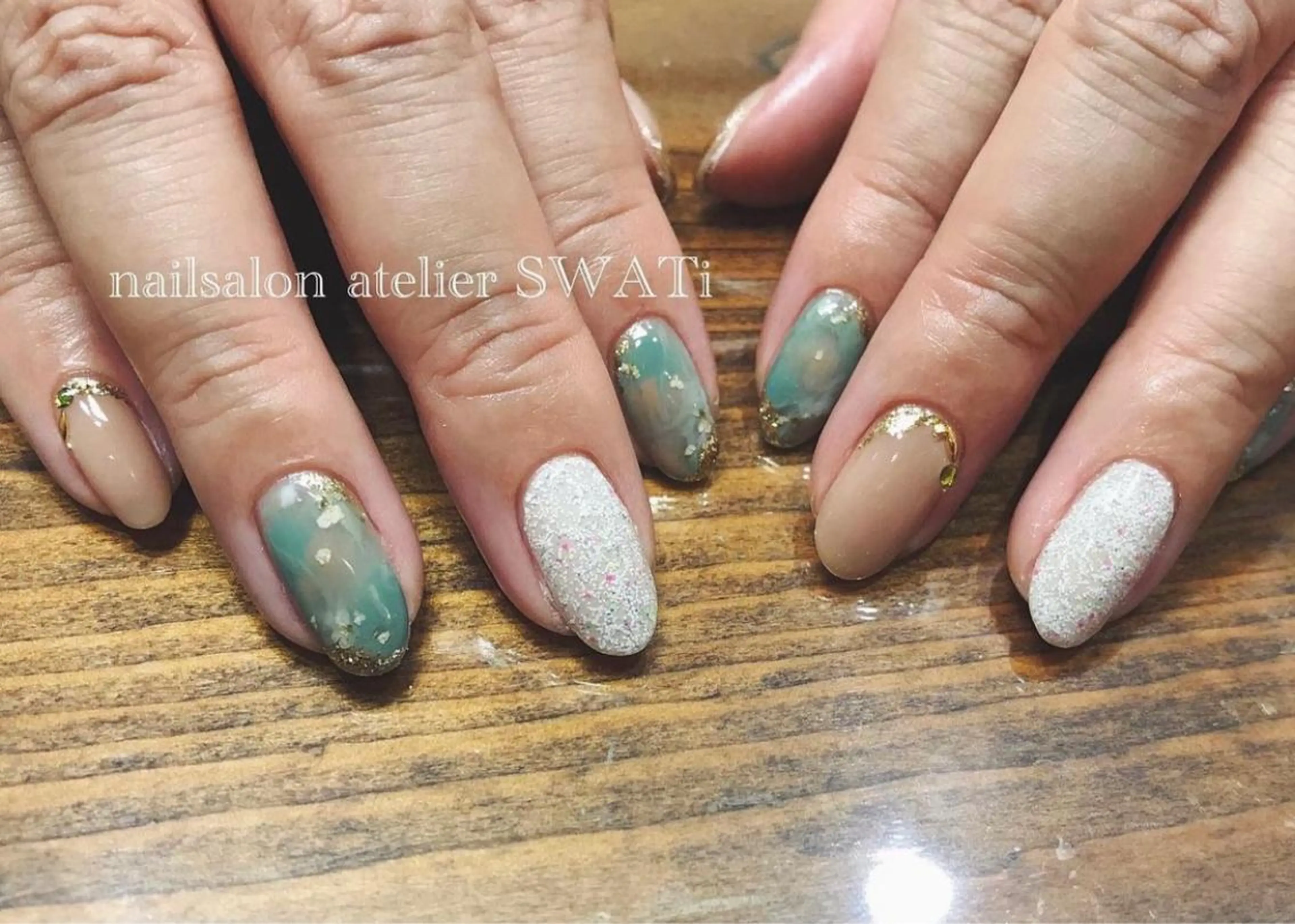 ネイル ヘアーサロン大野所属・nailsalon SWATiのネイルデザイン