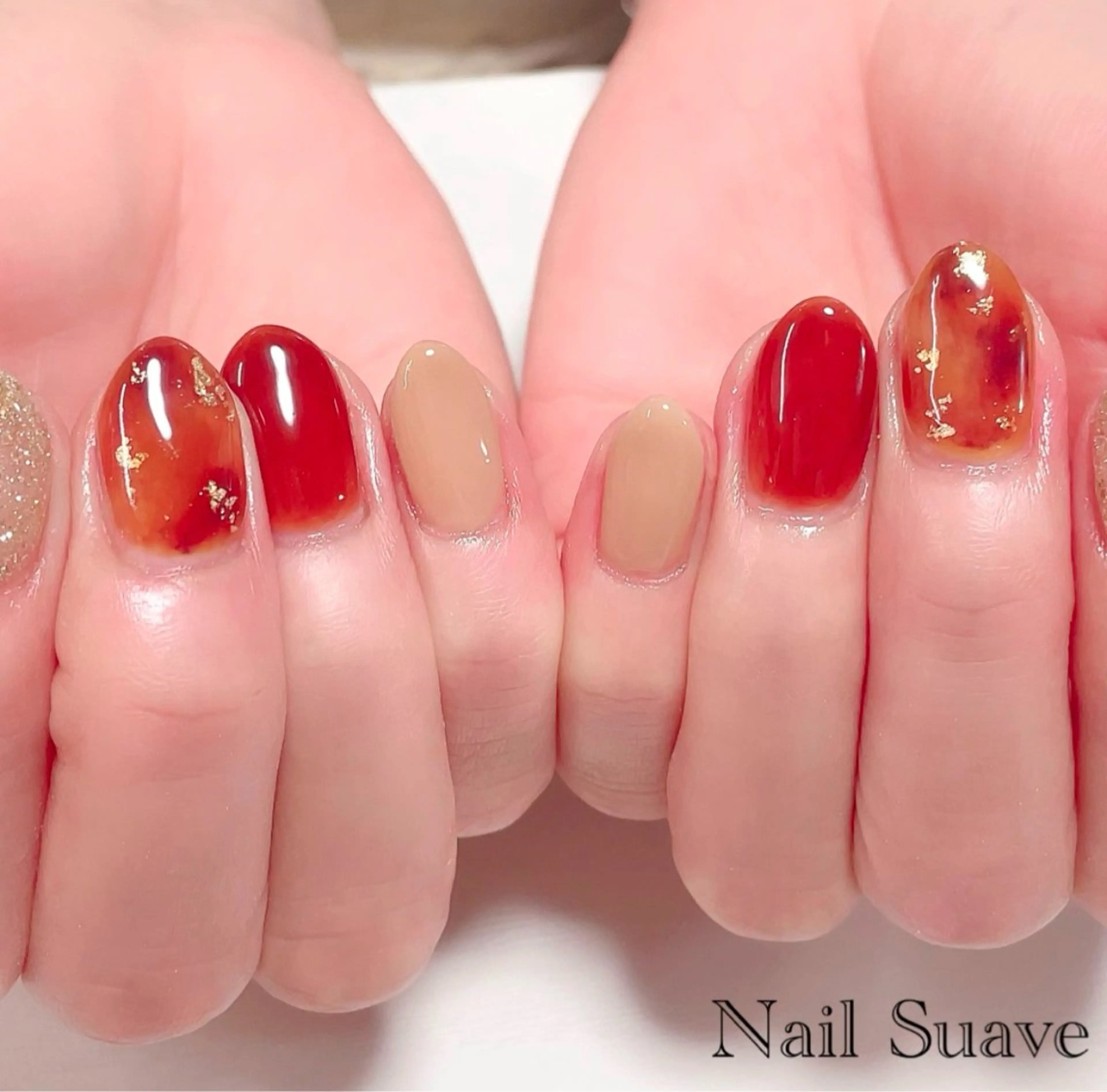 ネイル べっ甲ネイル Nail Suave (シュアーヴ)のネイルデザイン