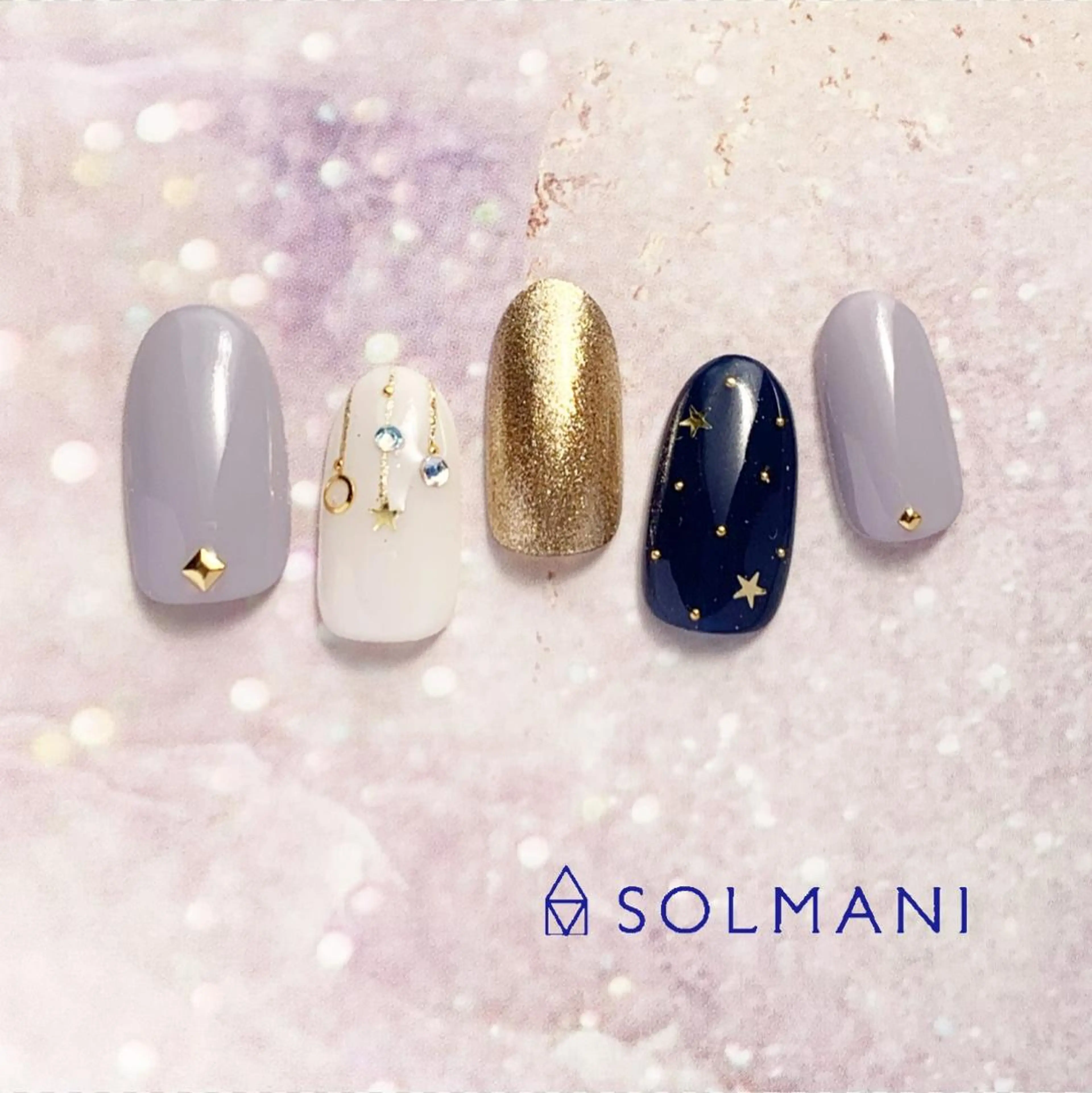 ネイル SOLMANI 予約担当のネイルデザイン