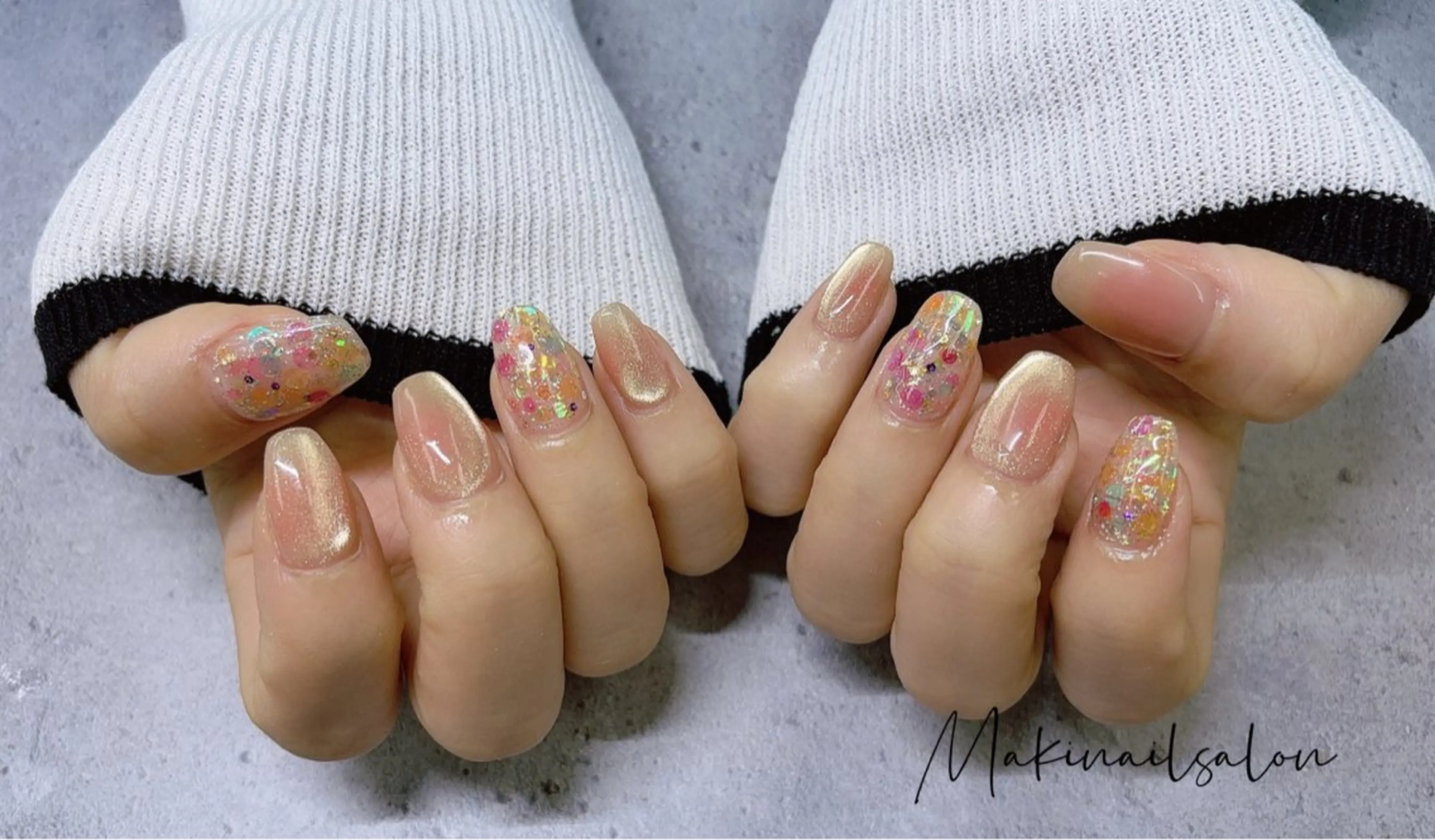 ネイル ハンドネイル マキ ネイルサロンのネイルデザイン