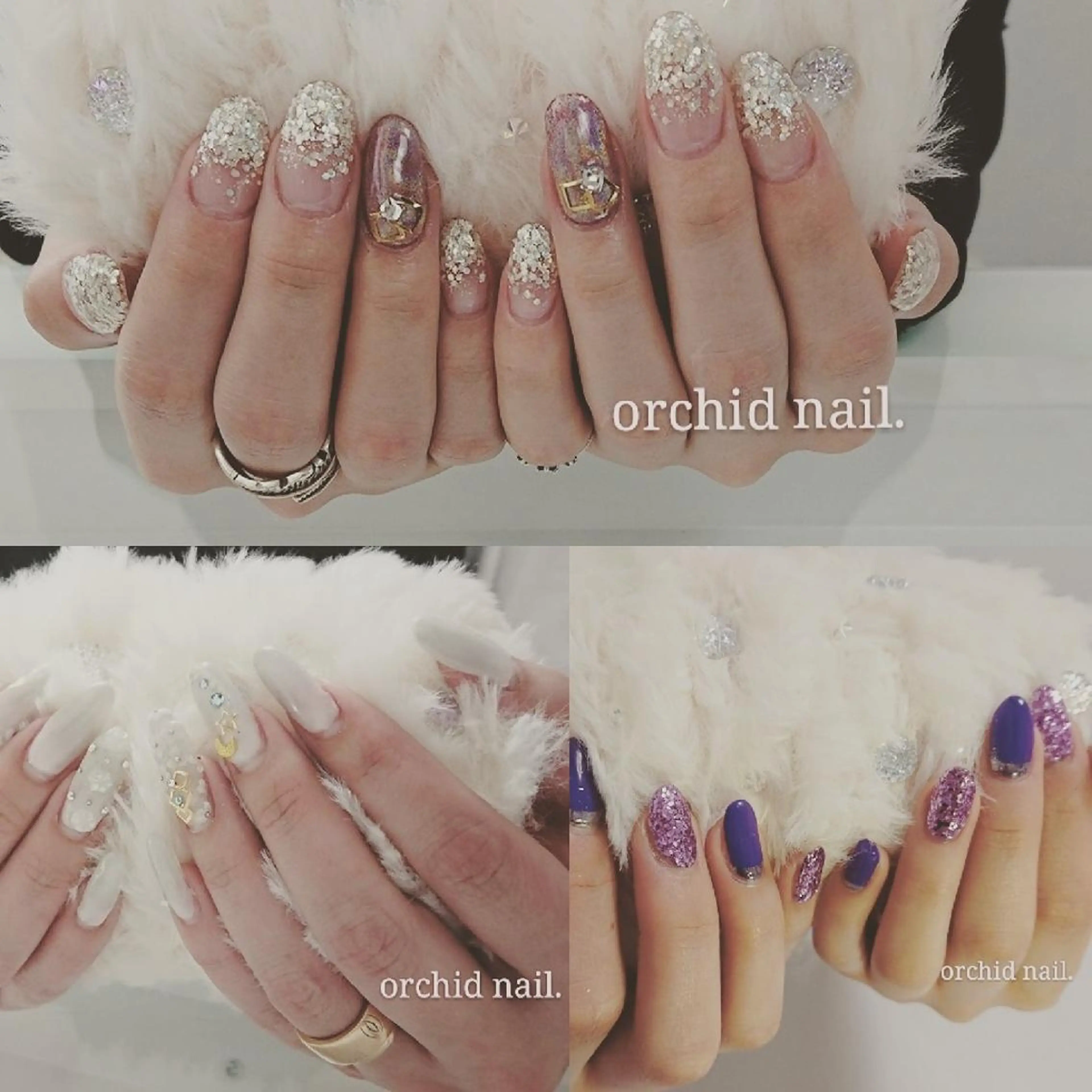 ネイル orchid ♡オーキッドのネイルデザイン