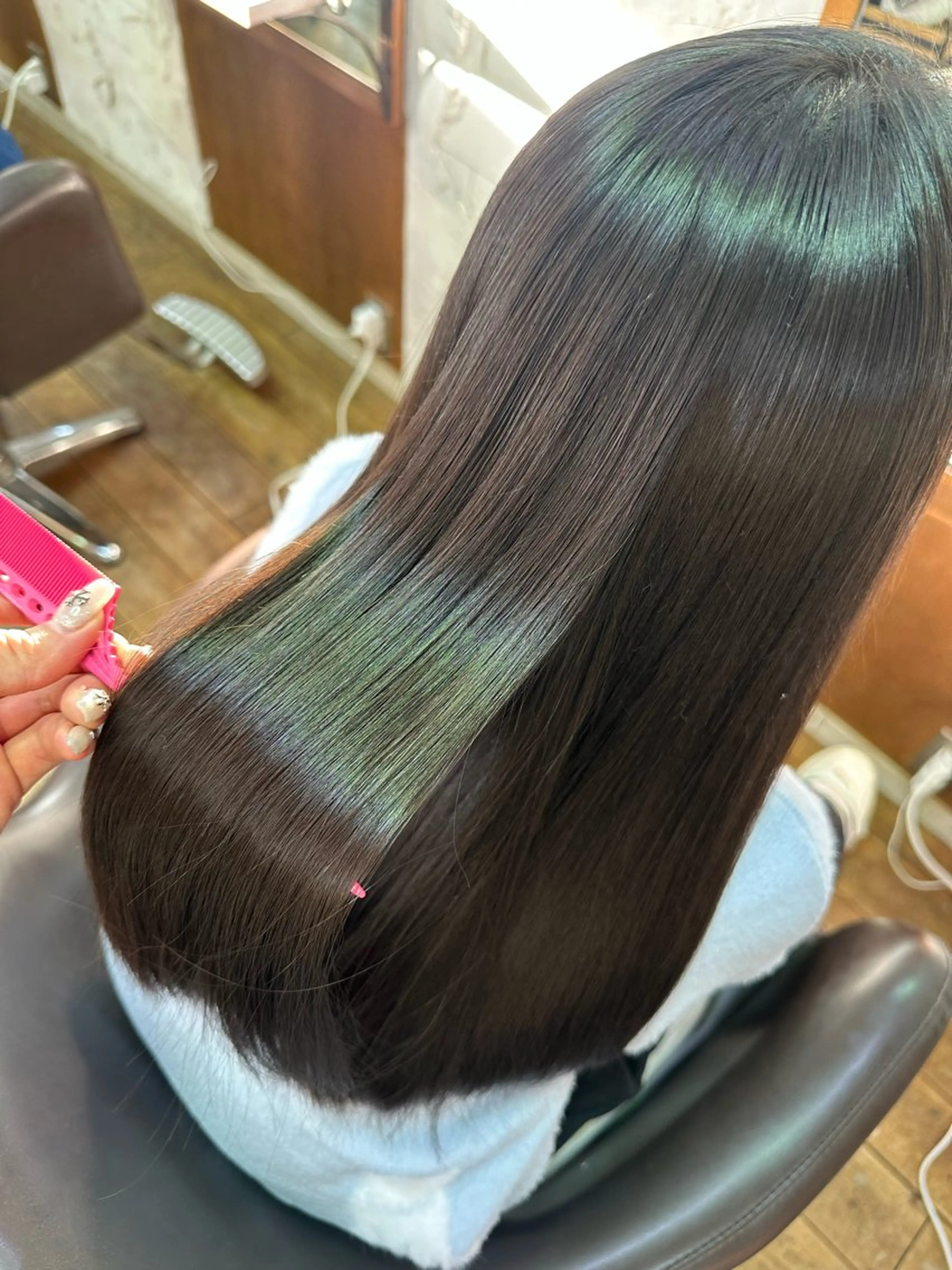 ロング カット 縮毛矯正 トリートメント 🩷よしだ あいり🩷のヘアスタイル