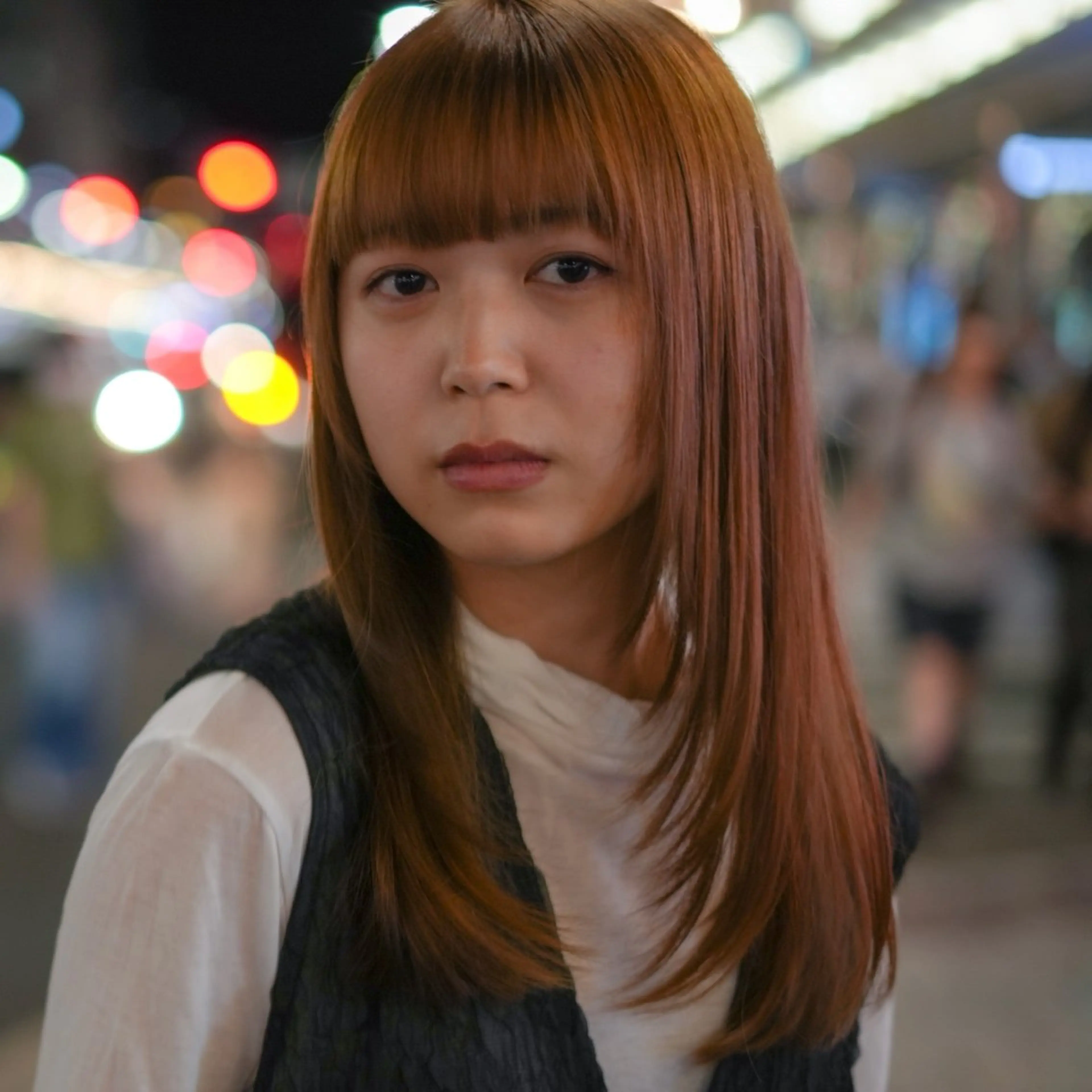 セミロング カラー ボブ 顔まわりレイヤー 顔周りカット 髪質改善 レイヤーカット 縮毛矯正 トリートメント 【nui 茨木】 🫧清水優🫧のヘアスタイル