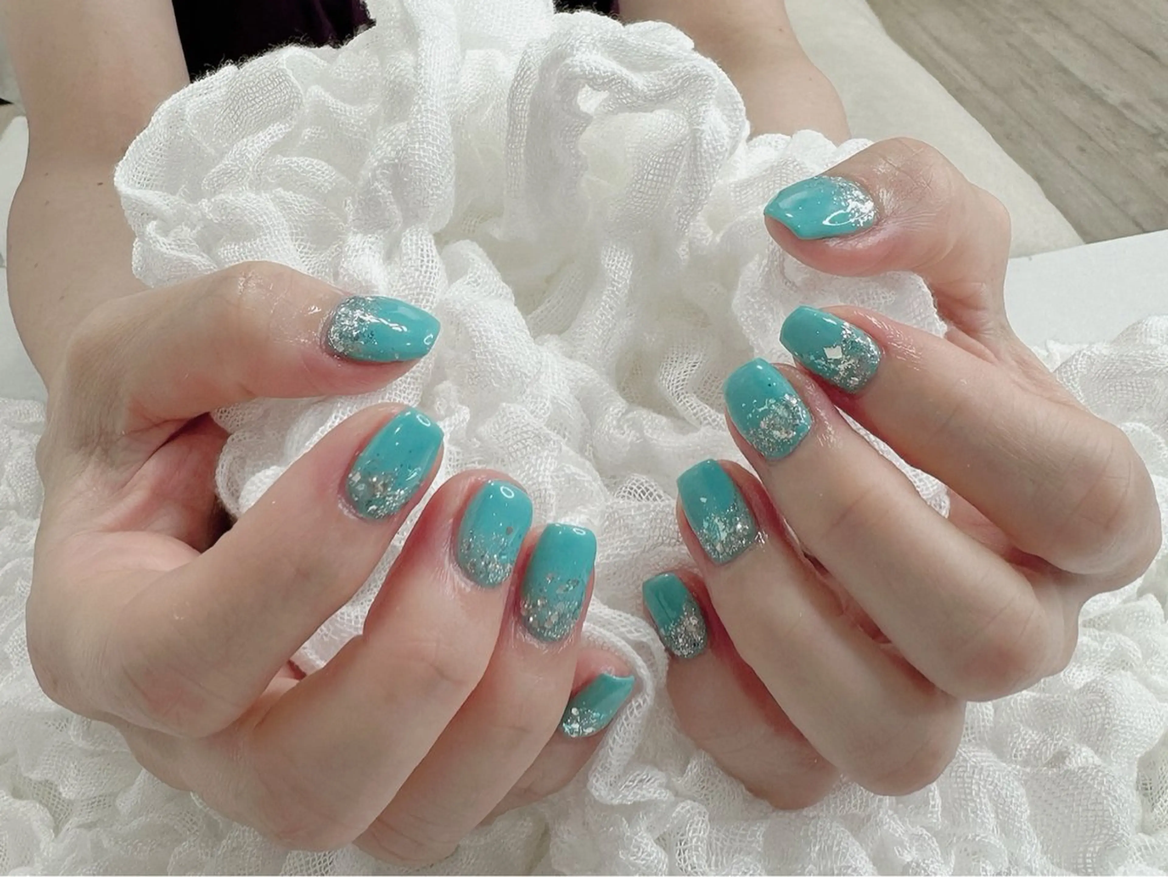 ネイル グラデーション ラメ(グリッター) ラメグラデーション Beauty Salon LUMIAS <ビューティーサロン ルミアス>所属・LUMIAS 🪽 Miyuki.のネイルデザイン