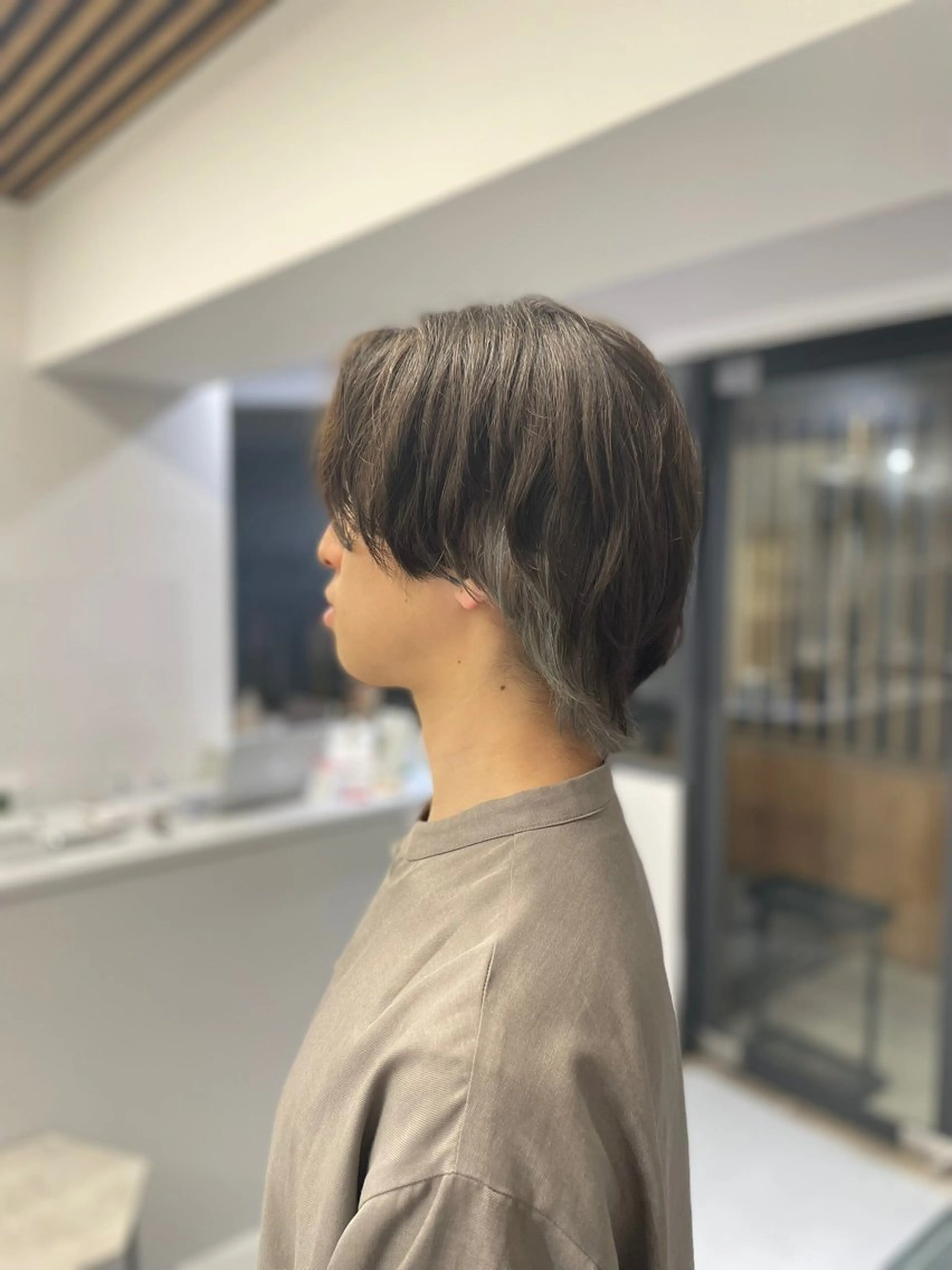 ショート メンズ ヘアカラー トリートメント 絶対綺麗な暖色カラー 🎯あります✨増渕✨のヘアスタイル