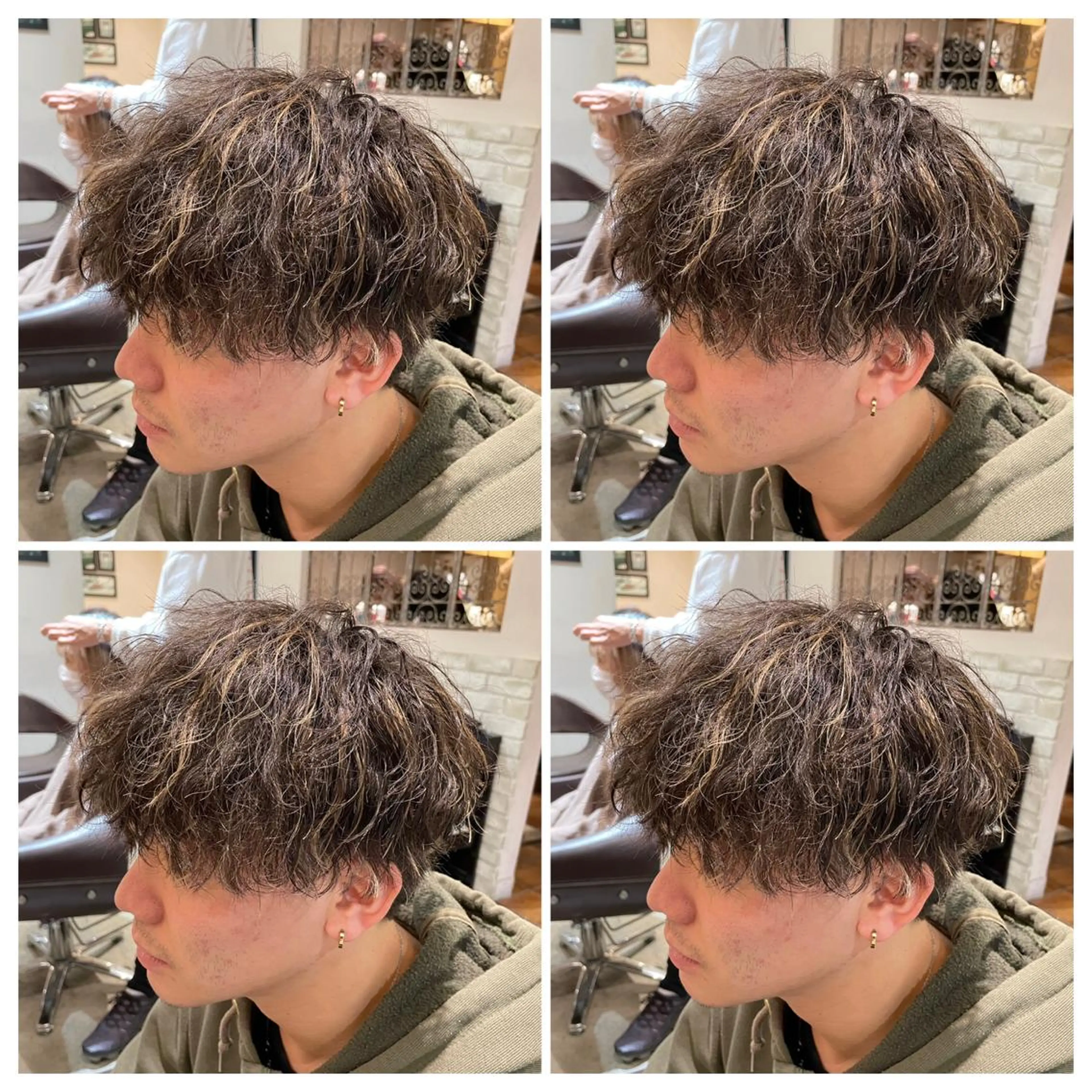 カラー パーマ メンズ カット ヘアカラー パーマ トリートメント 💎髪質改善/艶髪 荻原💎のヘアスタイル