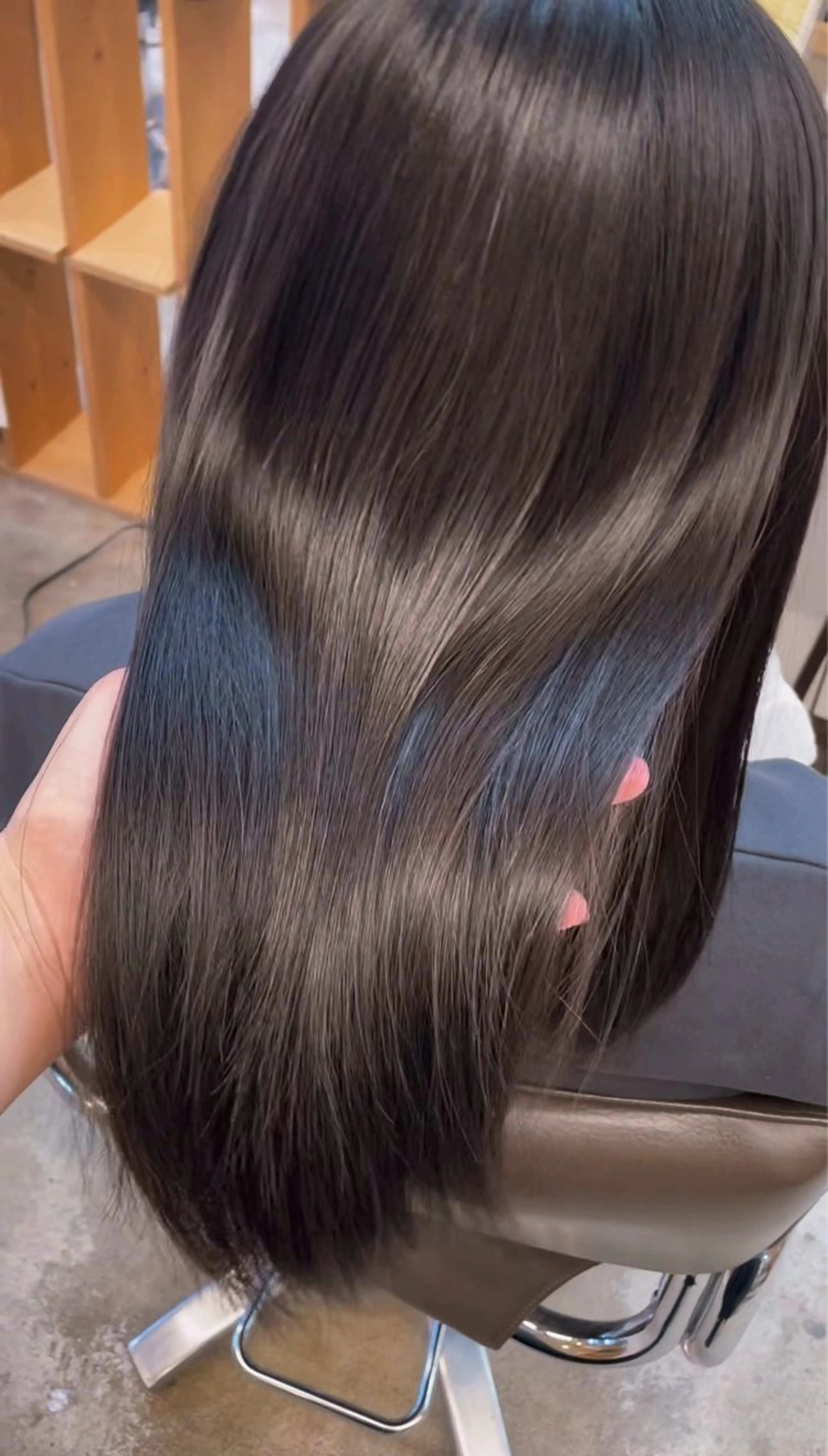 セミロング 縮毛矯正 トリートメント Ryoya /ラーム乃木店のヘアスタイル