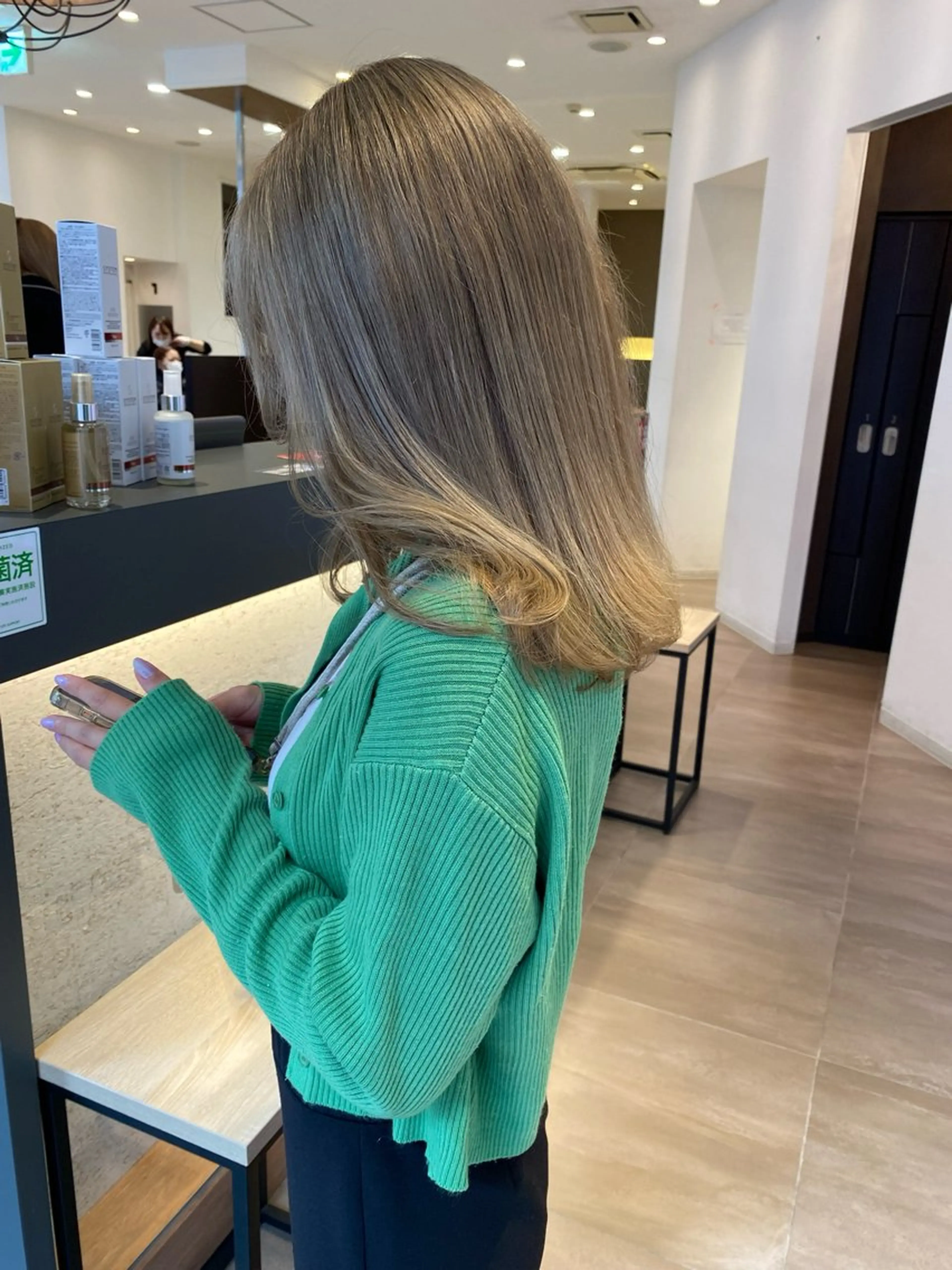 セミロング 💎【髪質改善カラー 艶髪×縮毛矯正】💎のヘアスタイル