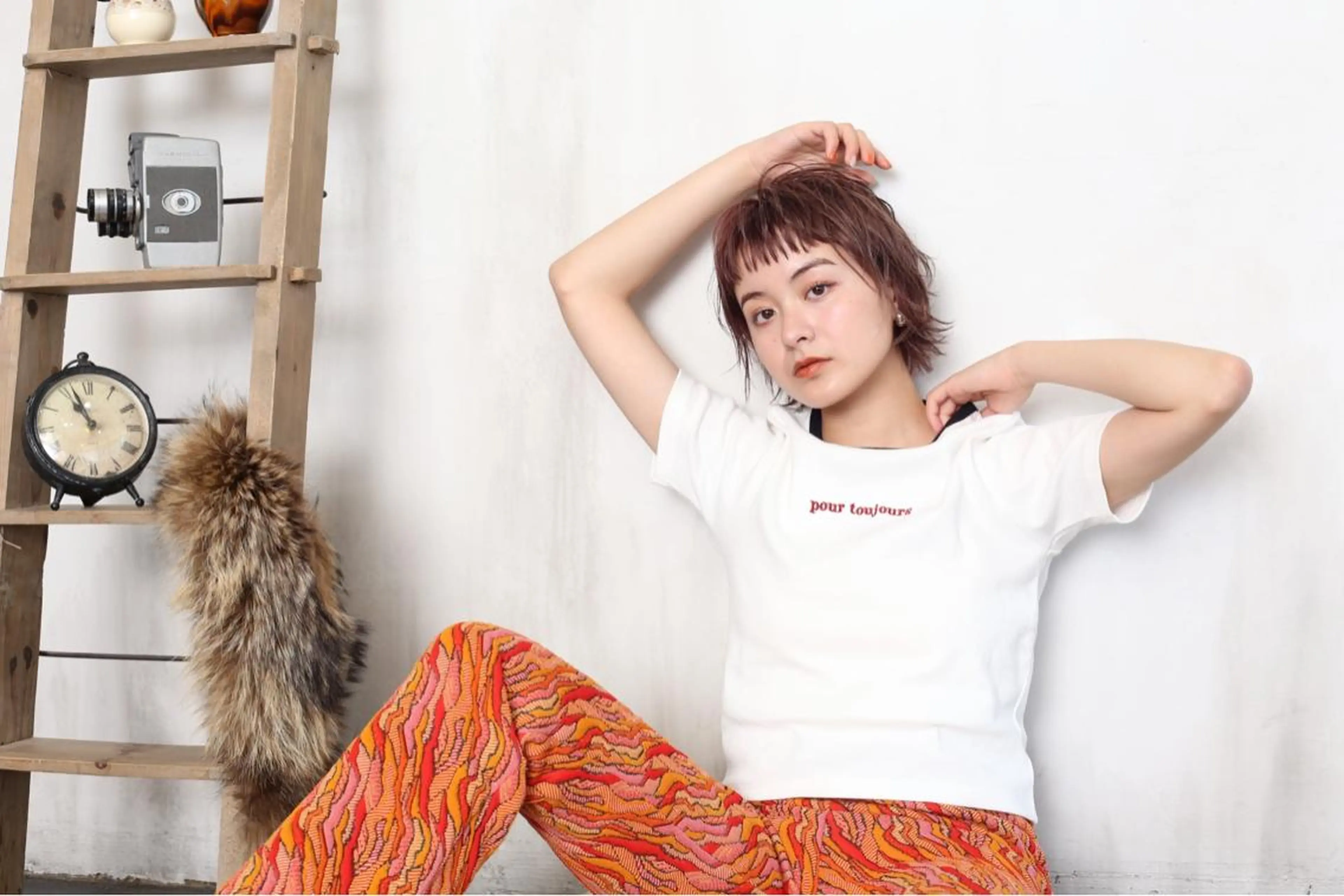 ショート カラー ショート/ボブ専門 宮脇美奈/南船場のヘアスタイル