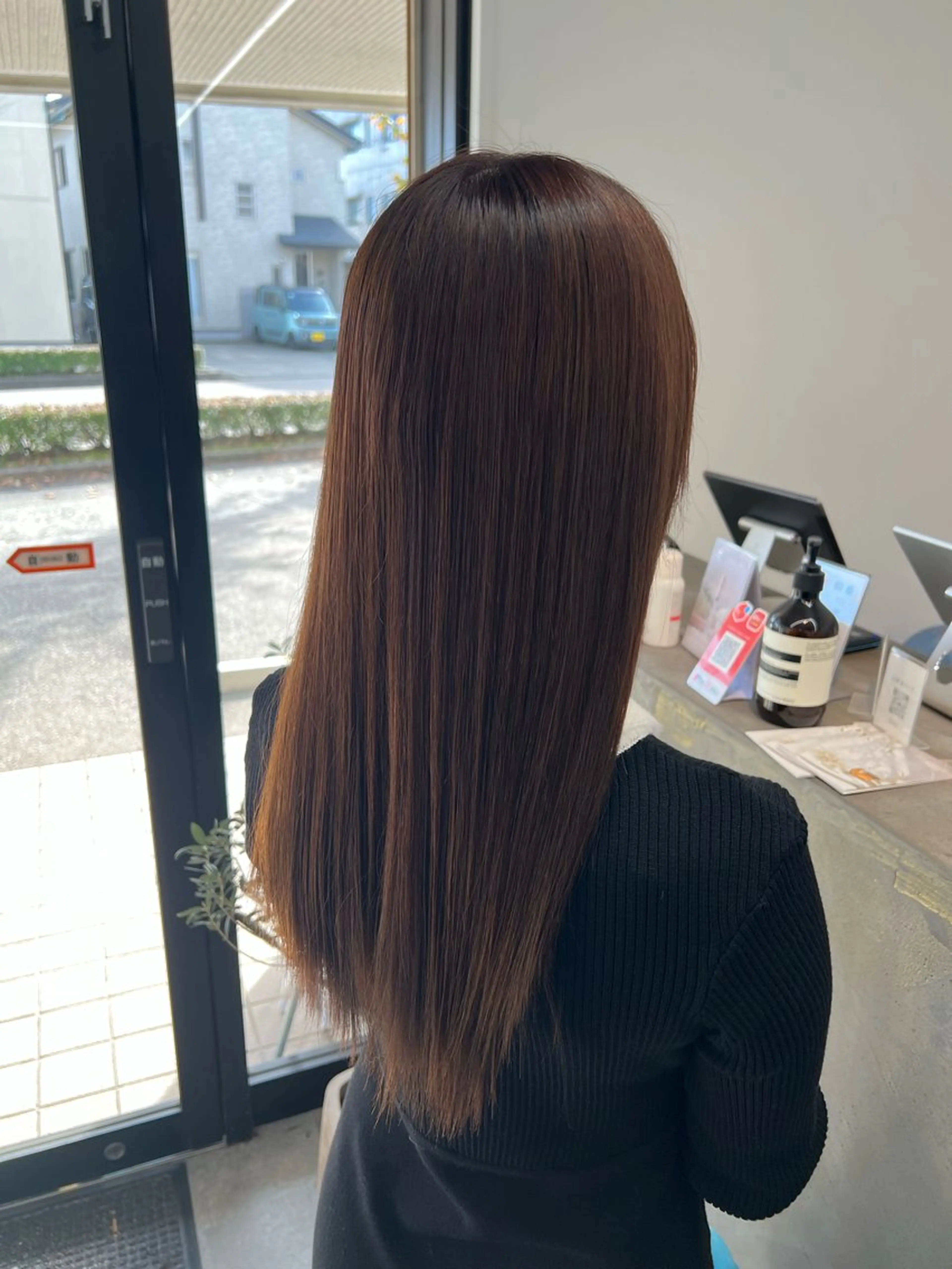 ロング 前 侃太のヘアスタイル