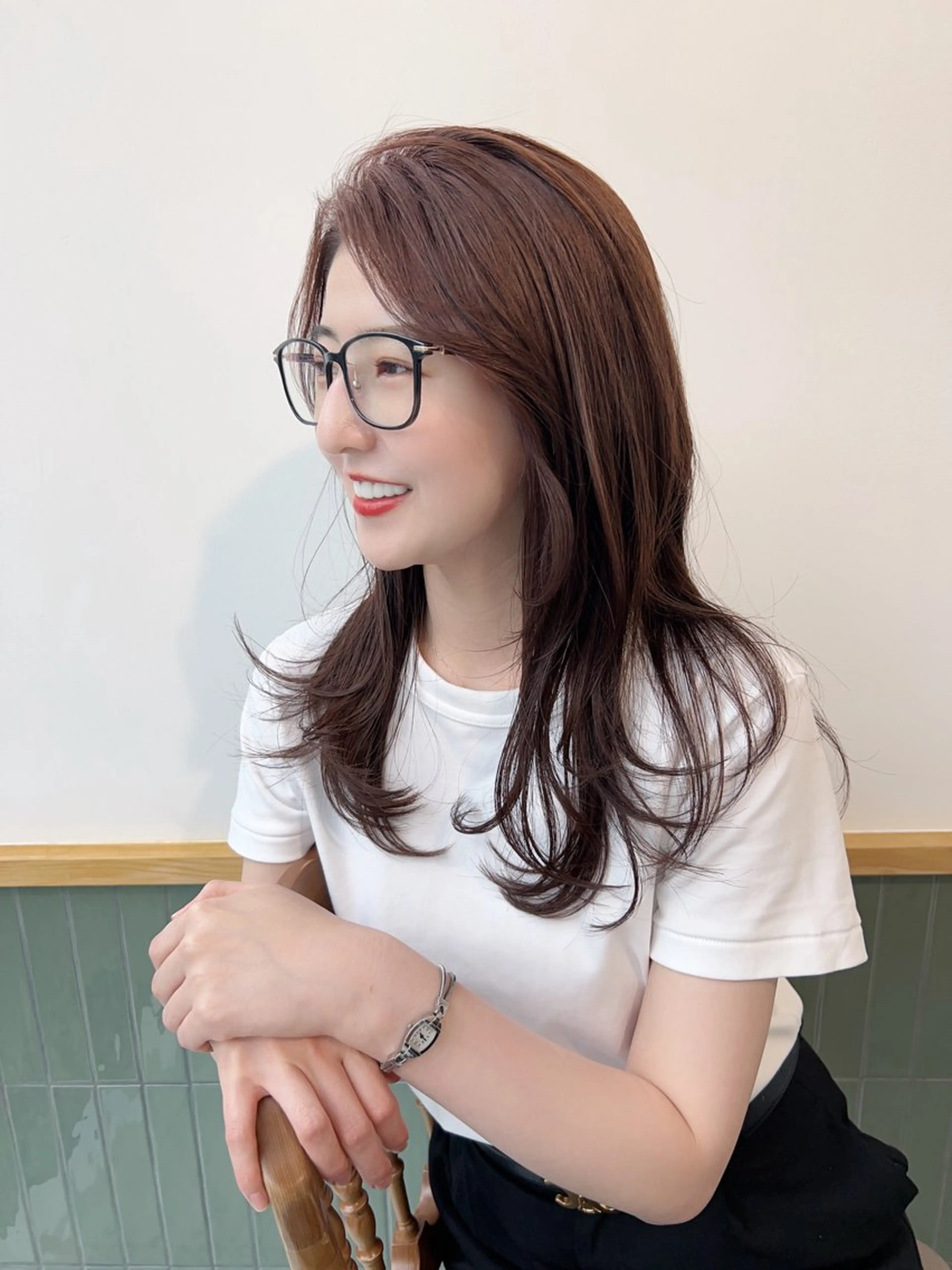 ミディアム カラー カット ヘアカラー トリートメント 【代表】 たき〜のヘアスタイル