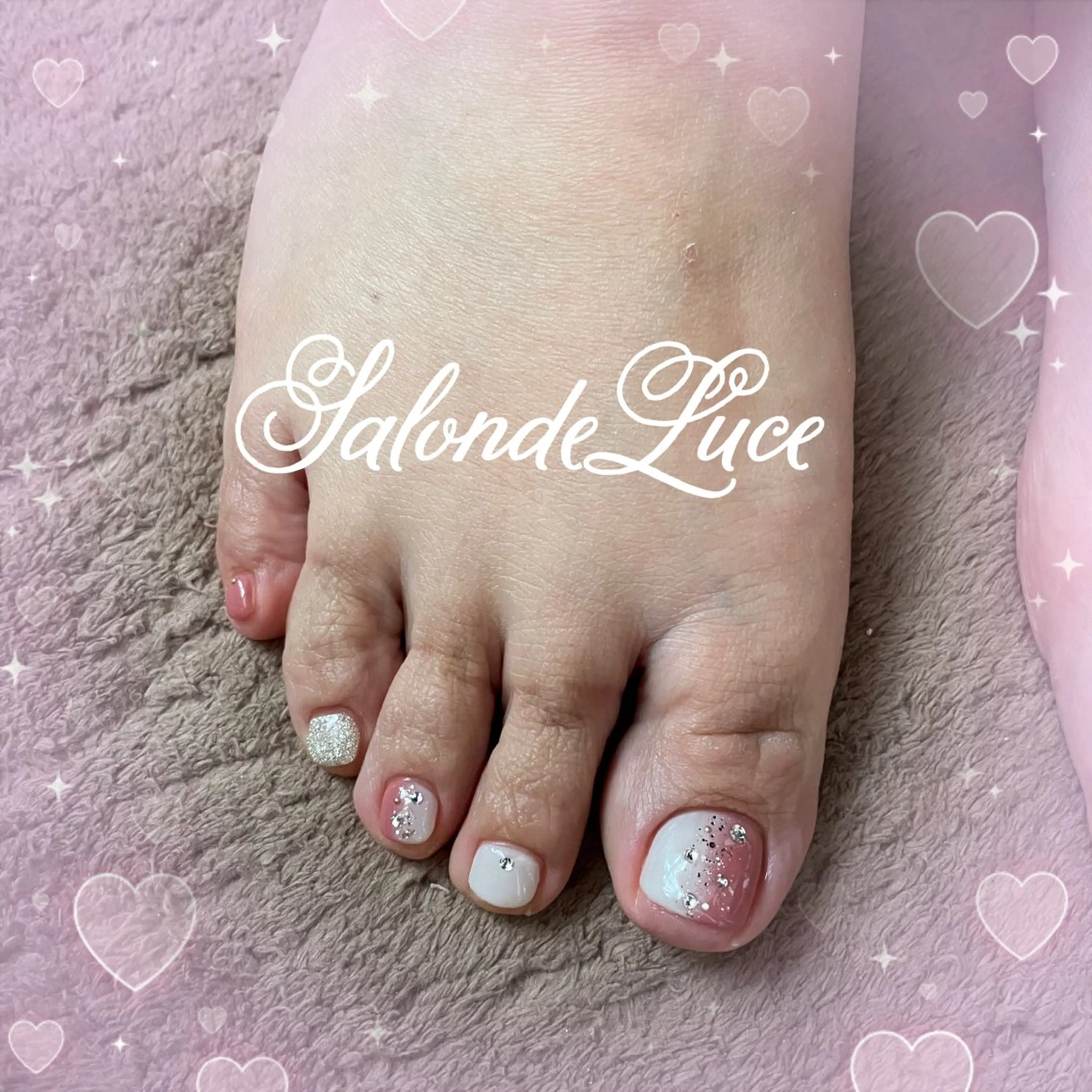 ネイル フットネイル グラデーション Salon de Luceのネイルデザイン