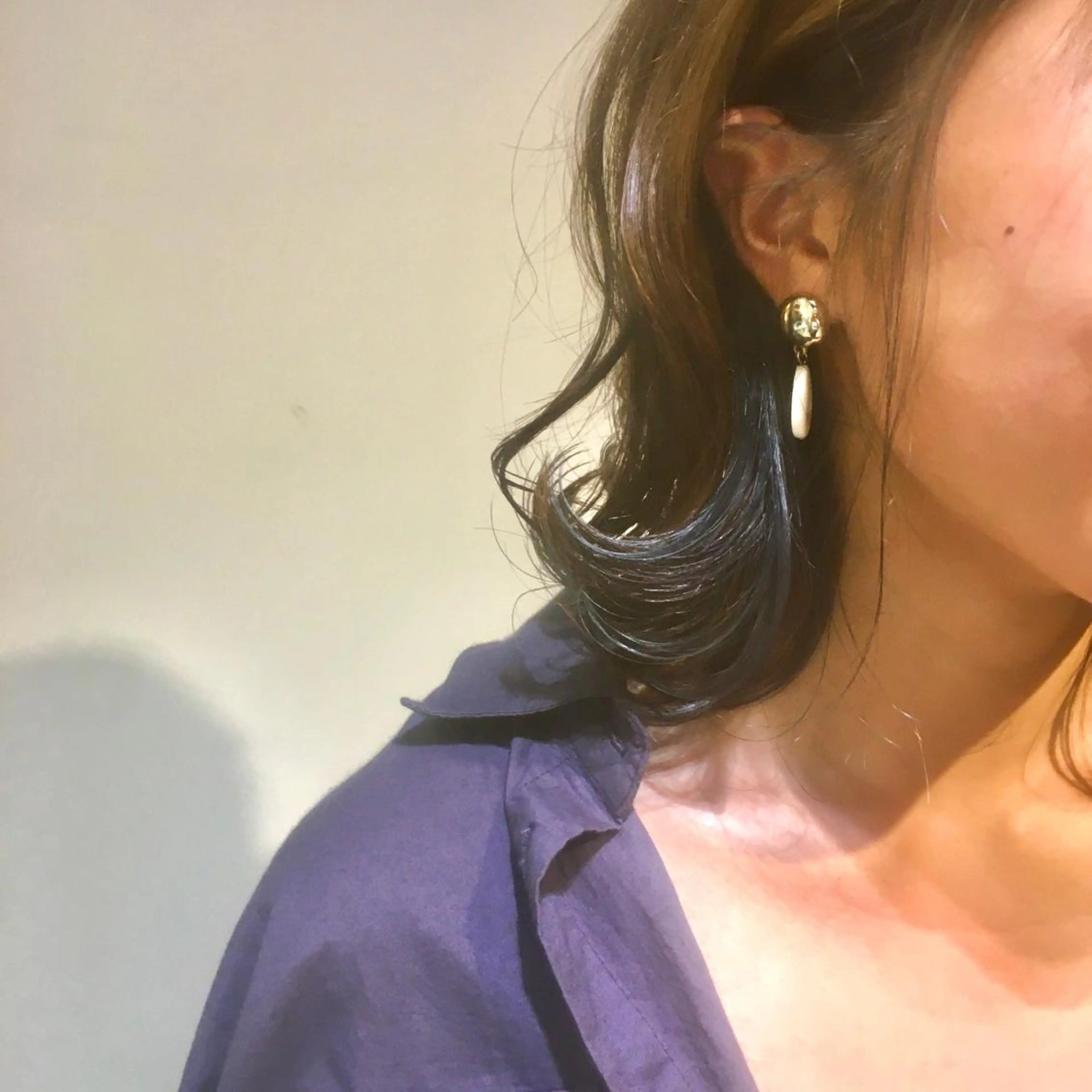 ミディアム カラー カット ヘアカラー トリートメント しのはら まどかのヘアスタイル