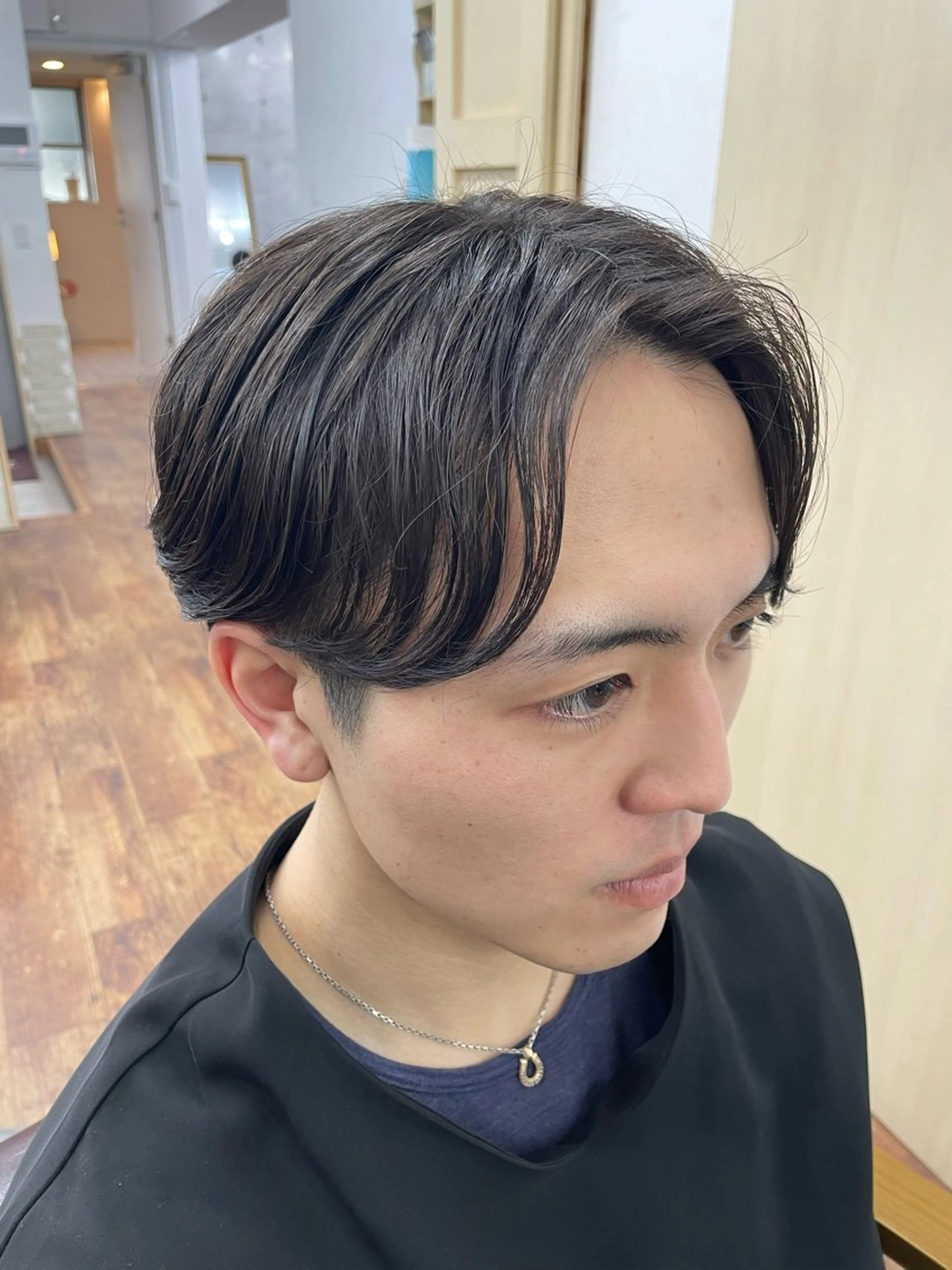 パーマ メンズ センターパート メンズパーマ ニュアンスパーマ Ritsuki メンズ特化😎のヘアスタイル