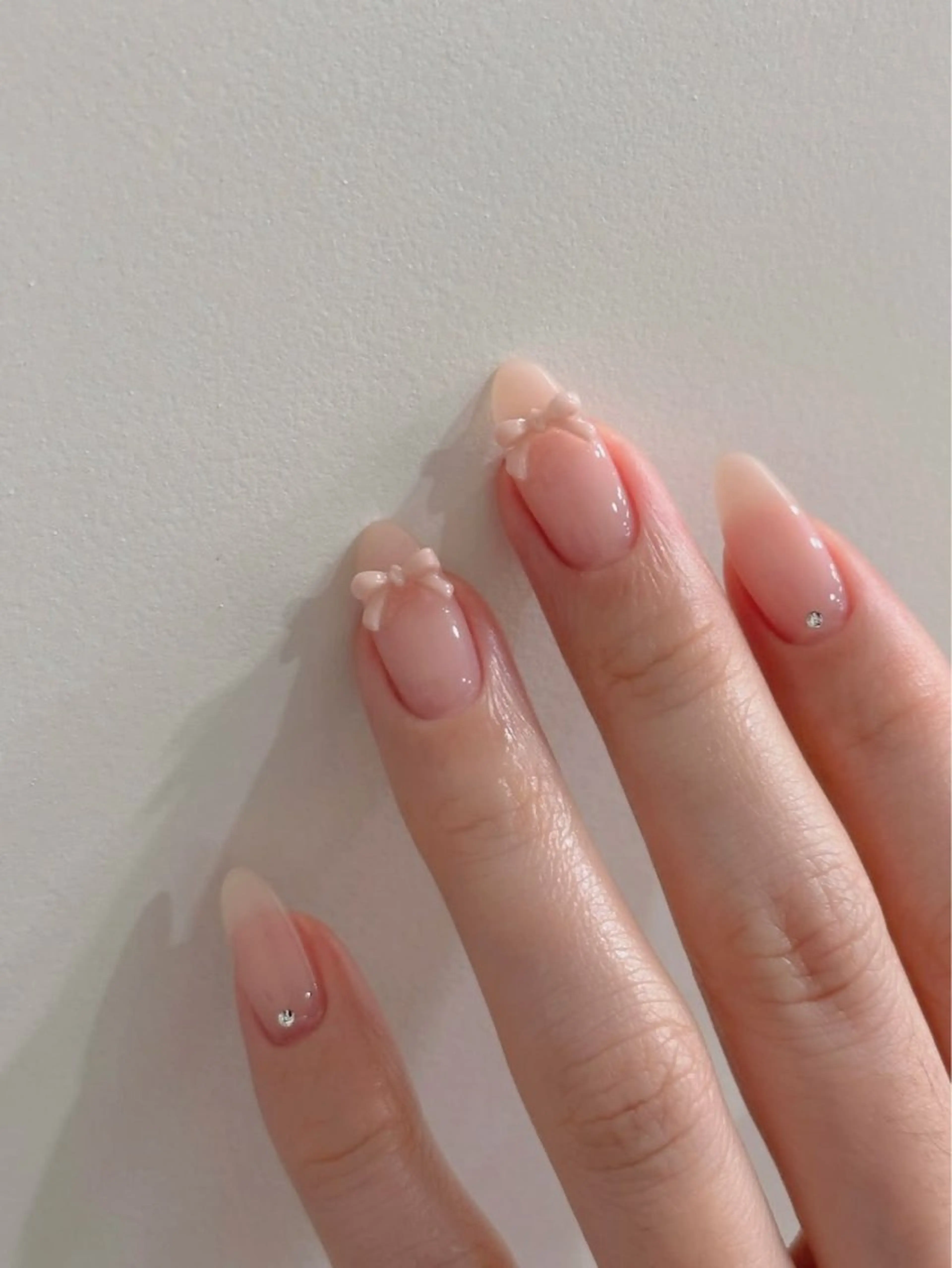 ネイル 韓国ネイル 持ち込み ニュアンスネイル ネイルチップ 冬ネイル RINN ANA.CHUOのネイルデザイン