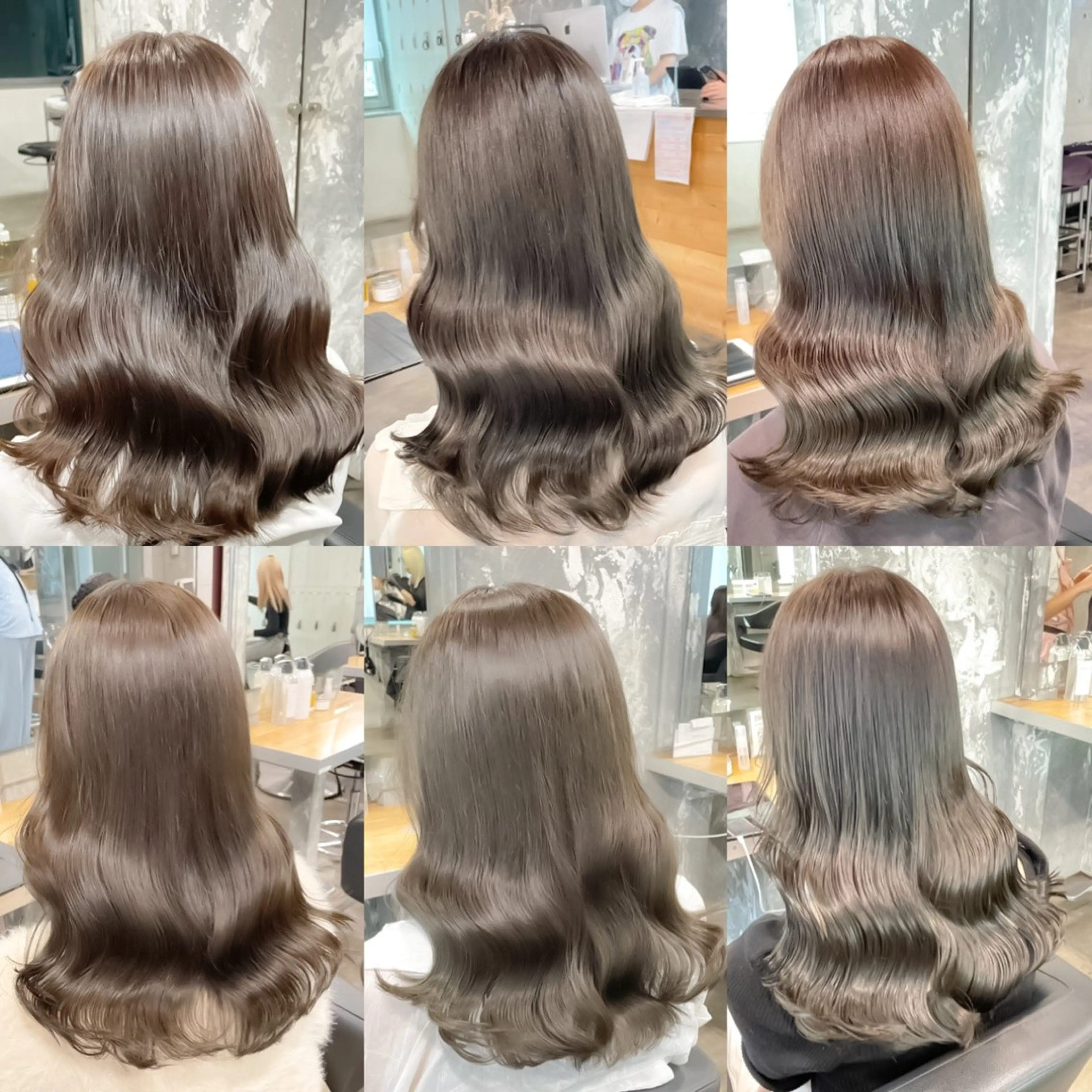 ミディアム カラー パーマ ヘアアレンジ メンズ ブラウンカラー 透明感カラー オリーブブラウン オリーブカラー 僕なら縮毛矯正してて もブリーチできますのヘアスタイル