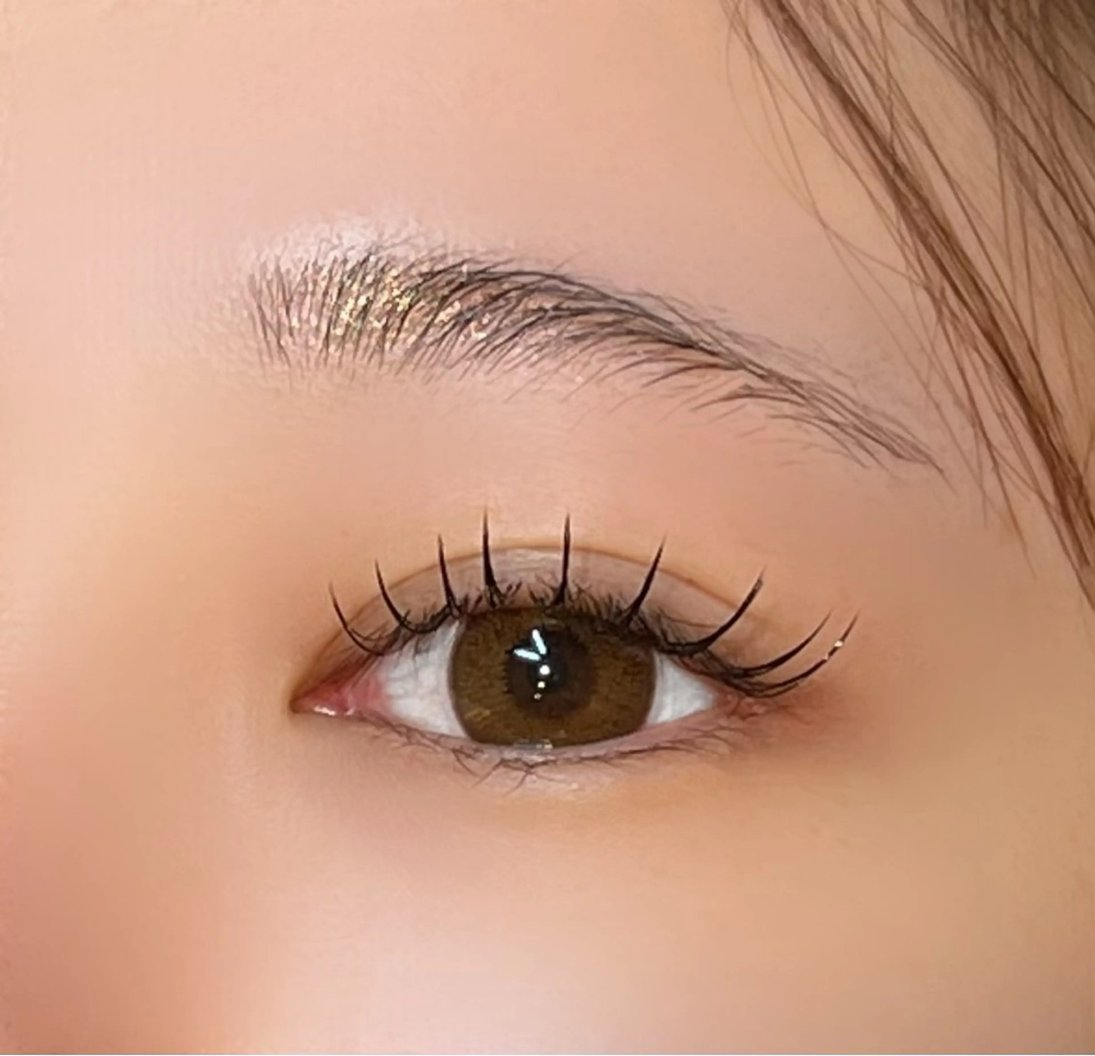 マツエク・マツパ フラットラッシュ Pause eyelashのマツエク・マツパデザイン