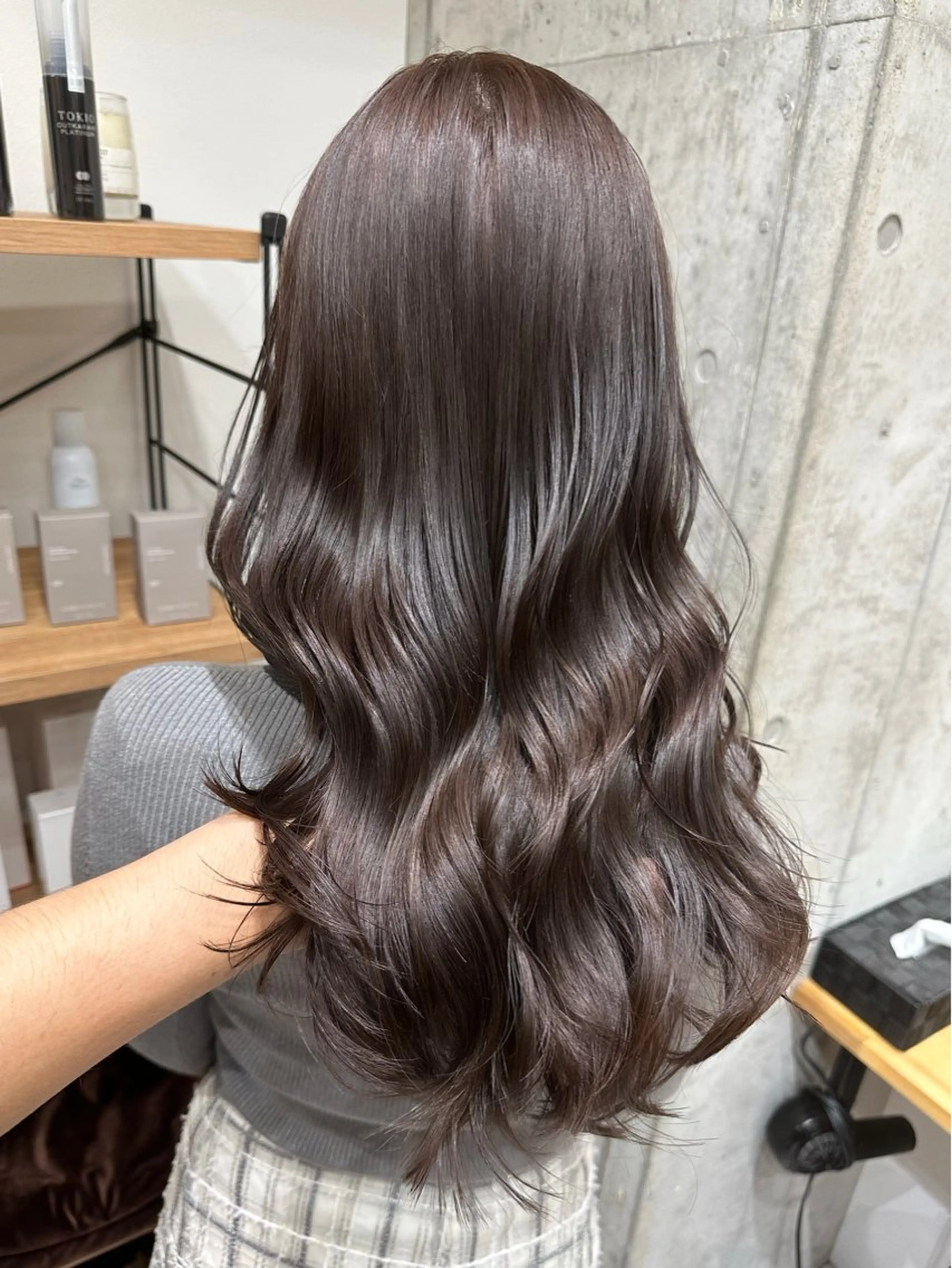 セミロング ヘアカラー トリートメント ✨透明感カラー 恵比寿HAYATO✨のヘアスタイル