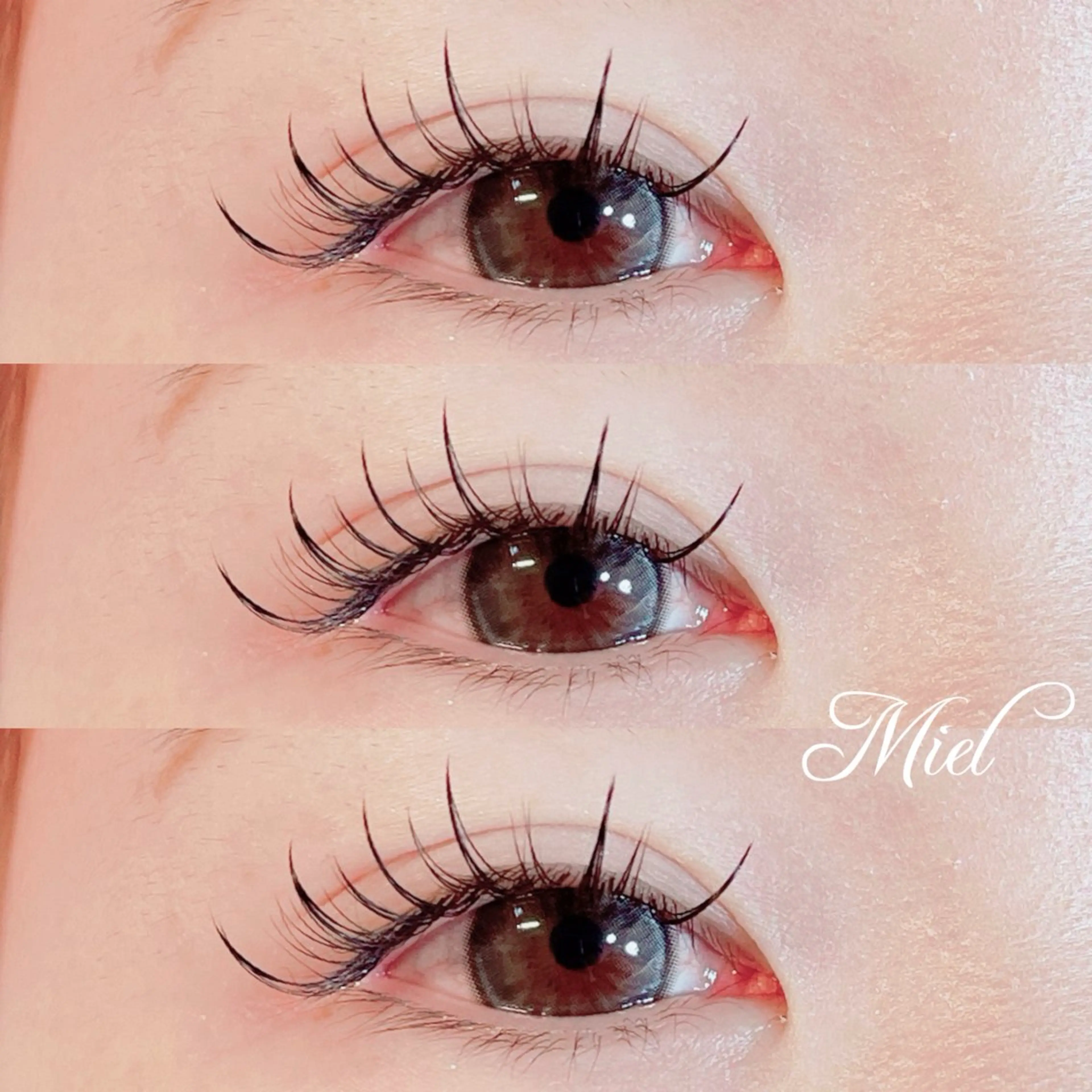 マツエク・マツパ カラーマツエク フラットラッシュ ボリュームラッシュ ワンホンマツエク Mori ✨Mystical✨のマツエク・マツパデザイン