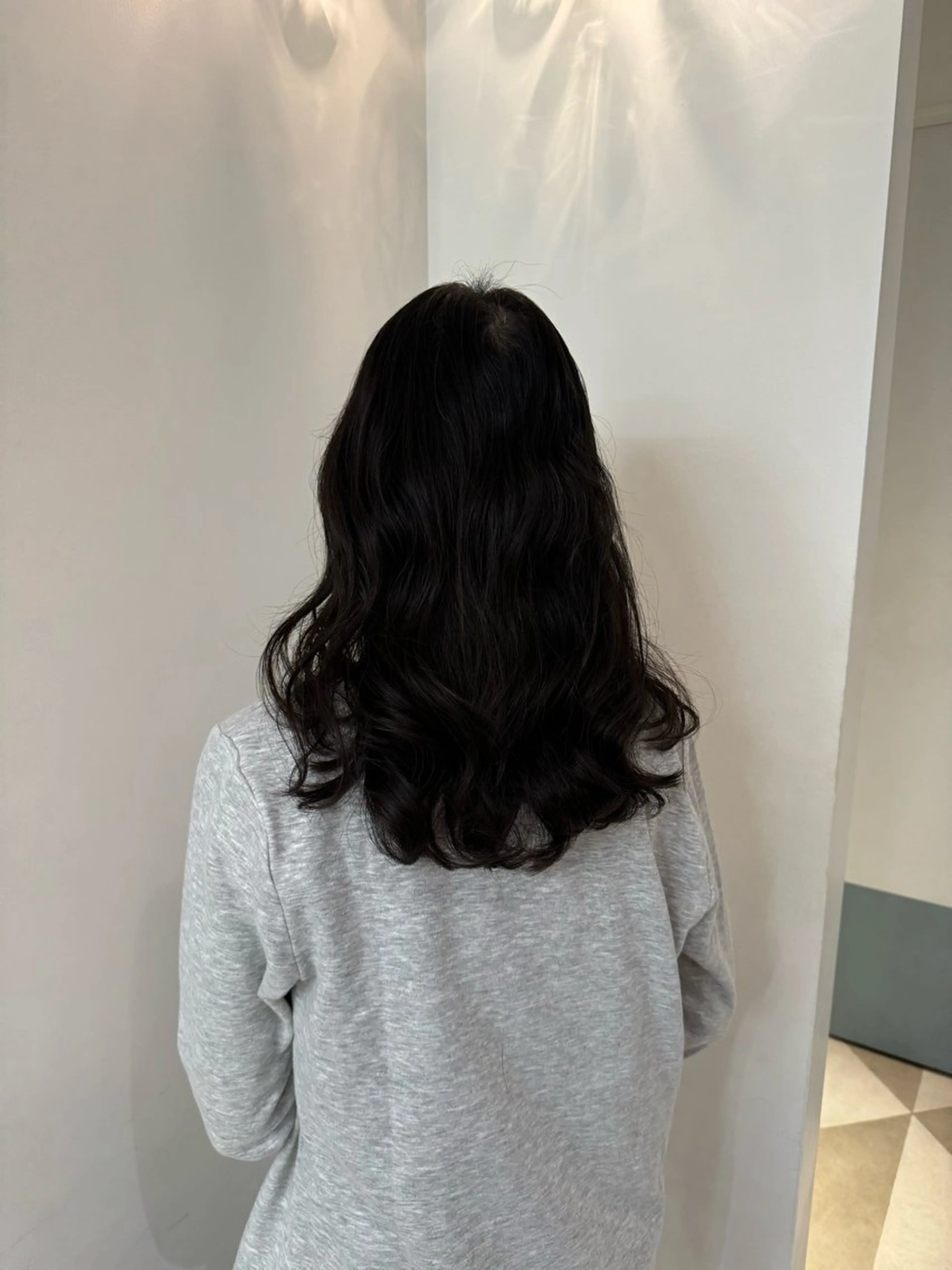 セミロング ホリグチ ルナのヘアスタイル