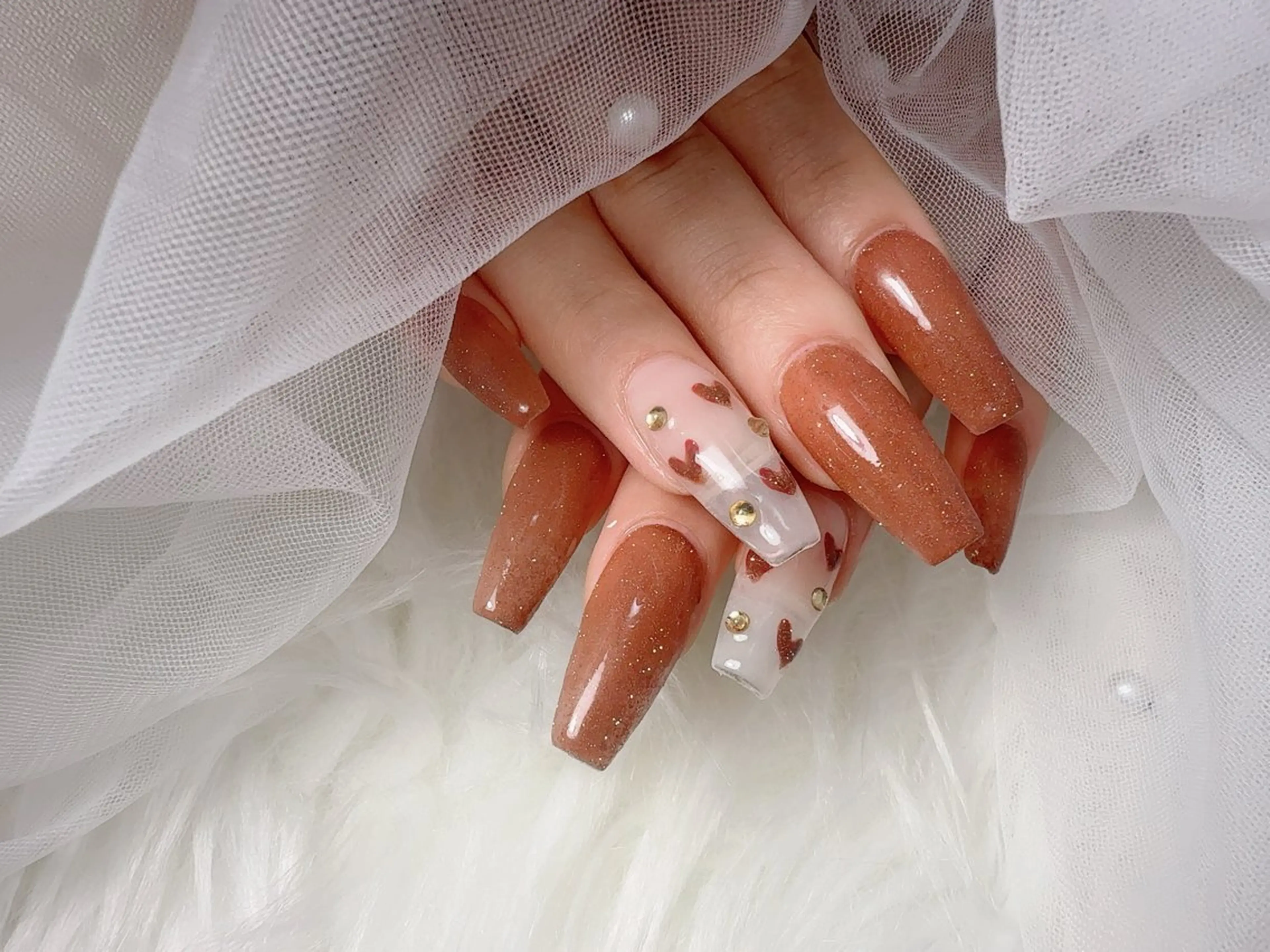 ネイル バレンタイン ハンドネイル private nail bellのネイルデザイン