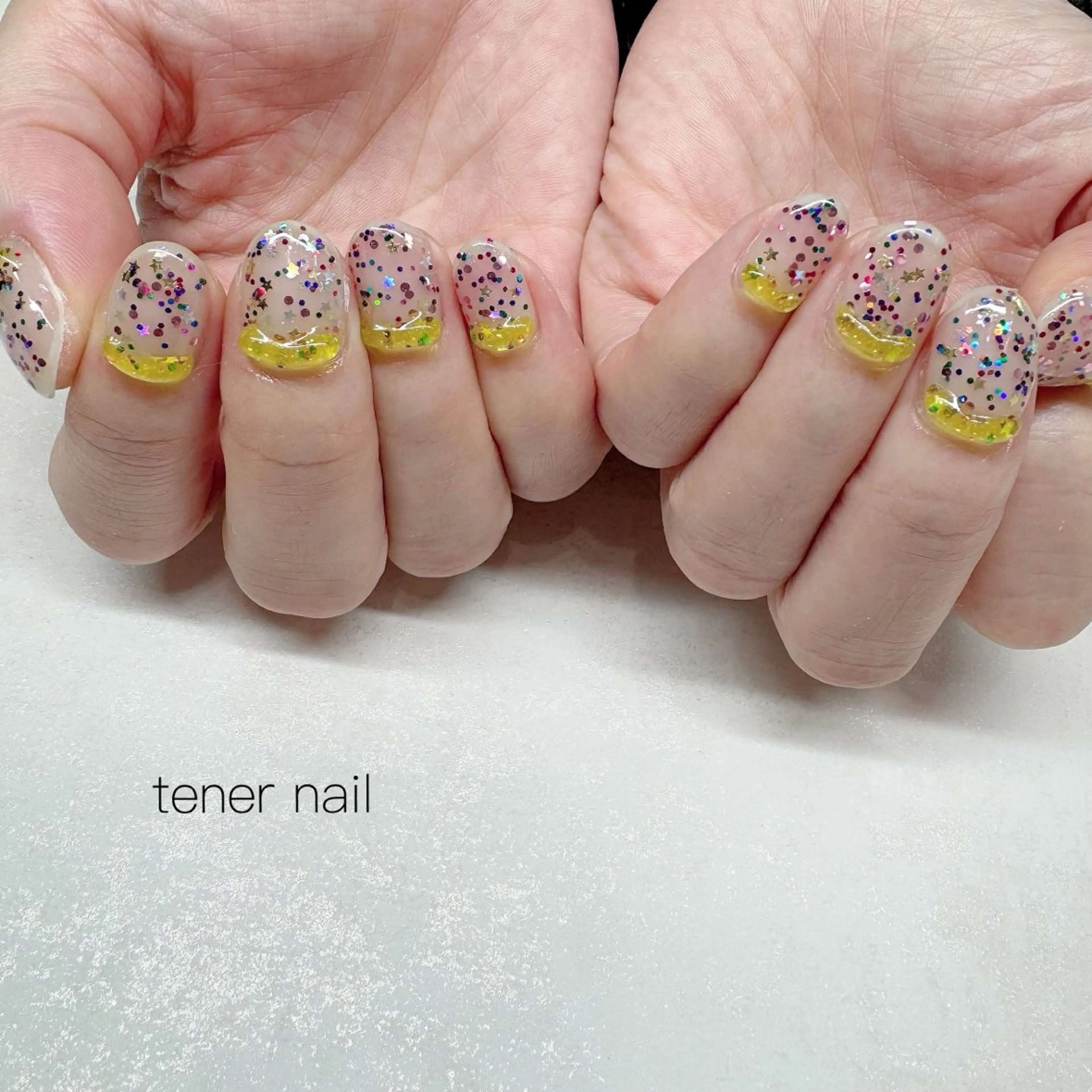 ネイル キラキラネイル ぷっくりネイル ハンドネイル tener  nail  テネルネイル所属・テネルネイル tener nailのネイルデザイン