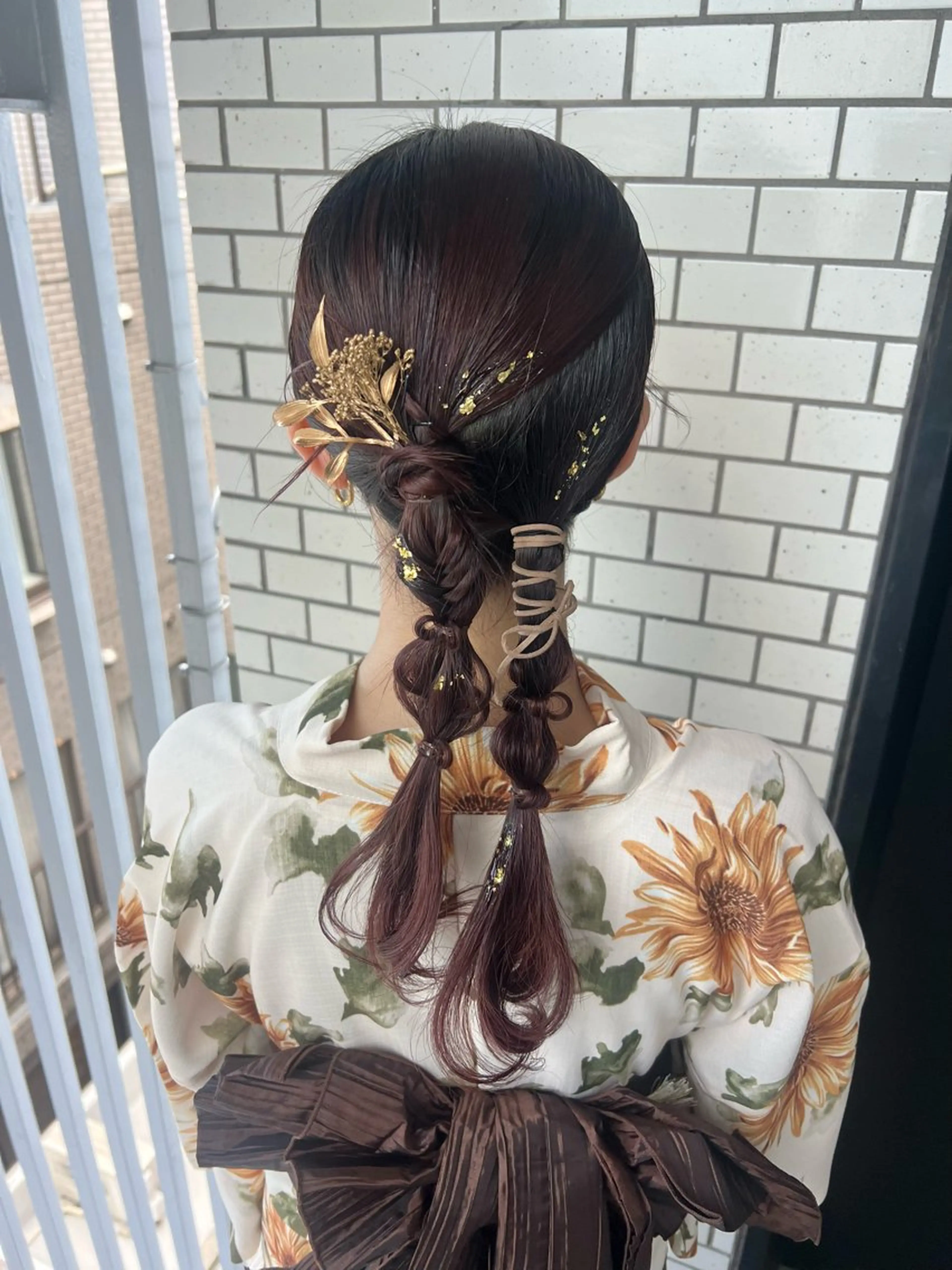 ヘアアレンジ 浴衣 大人可愛いヘアメイク 💋🧚‍♀️しずかのヘアスタイル