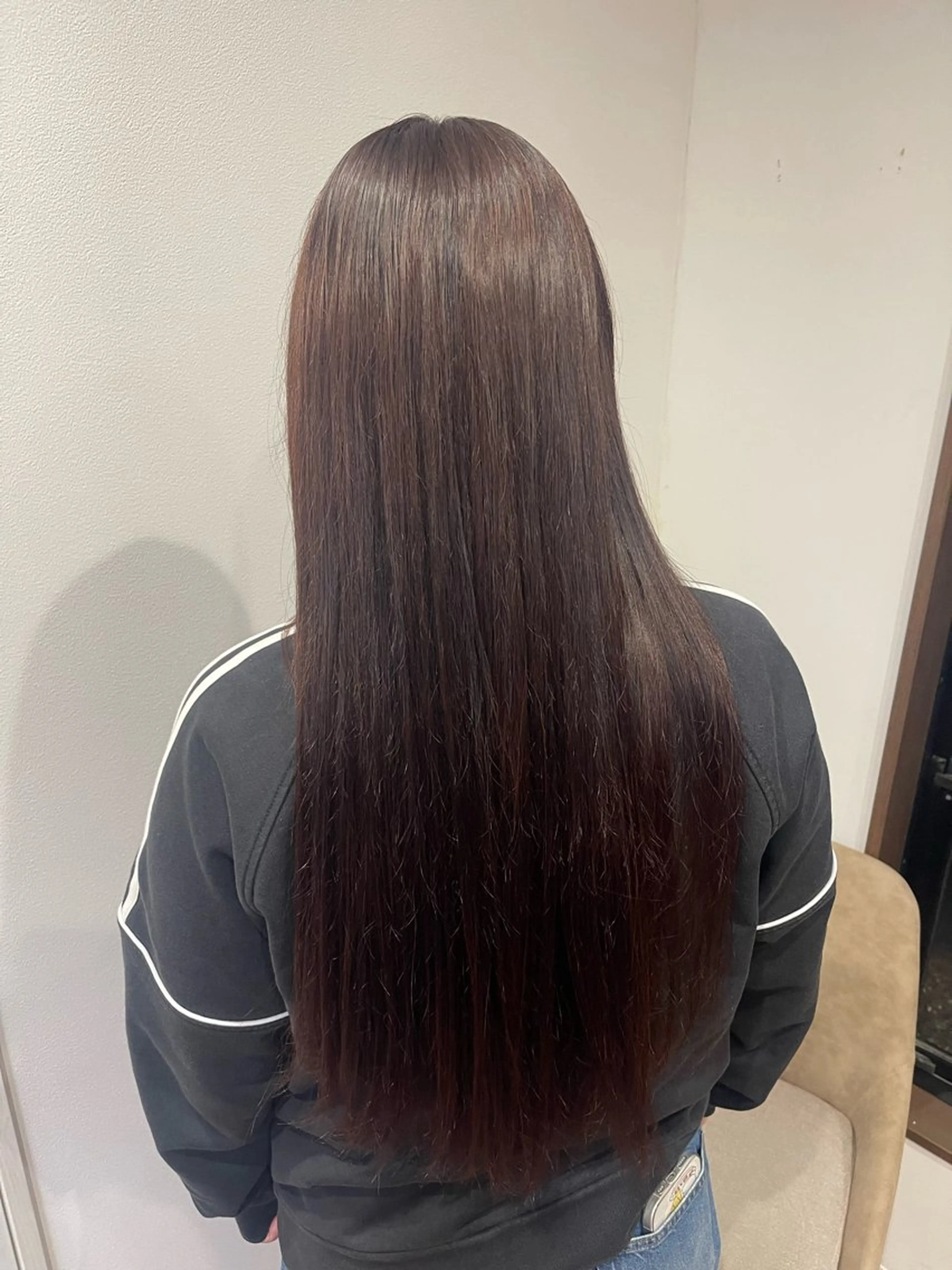 ロング パーマ 縮毛矯正 ワンカラー💓 豊橋/まおのヘアスタイル