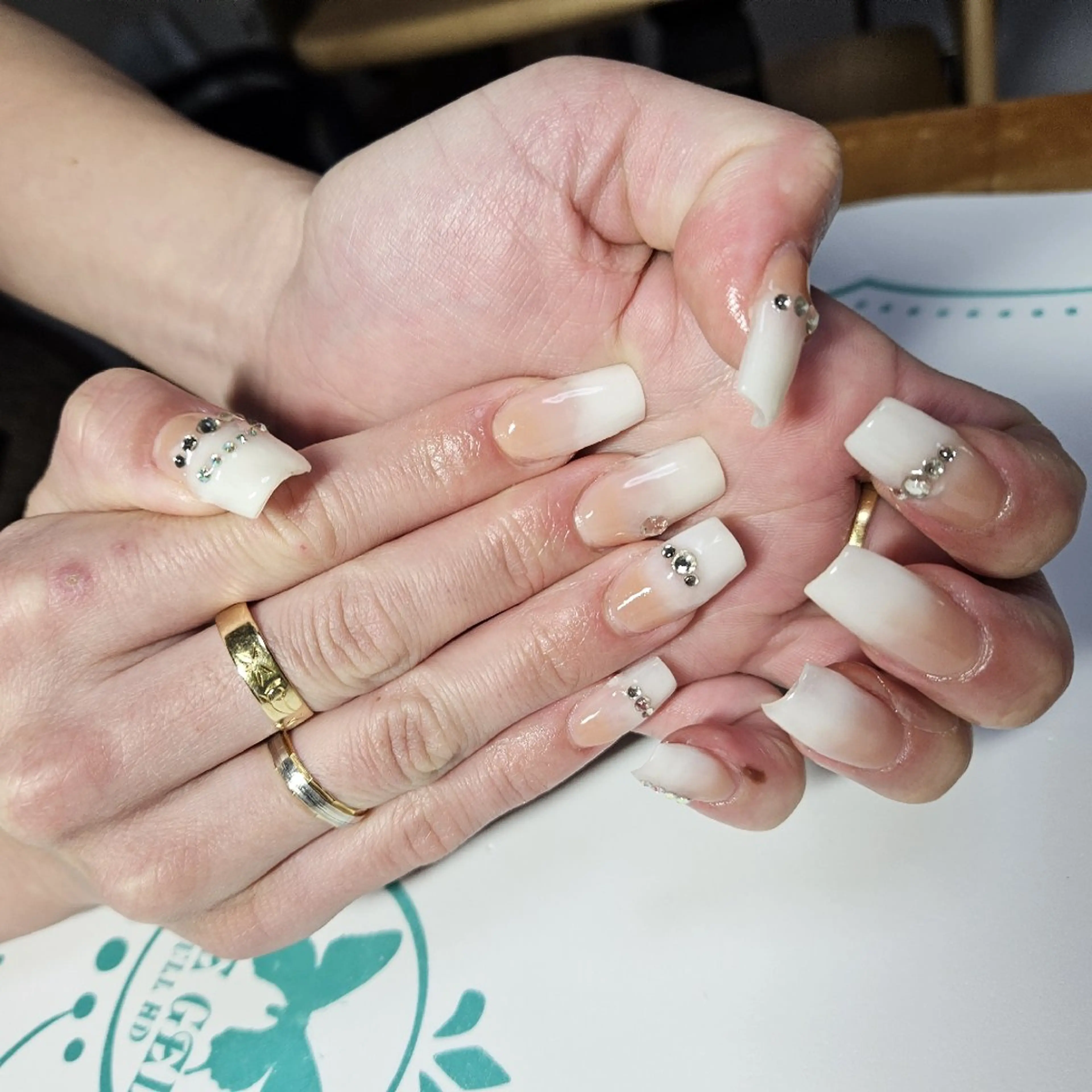 アクリルスカルプ(グラデーション)オフ込みの写真