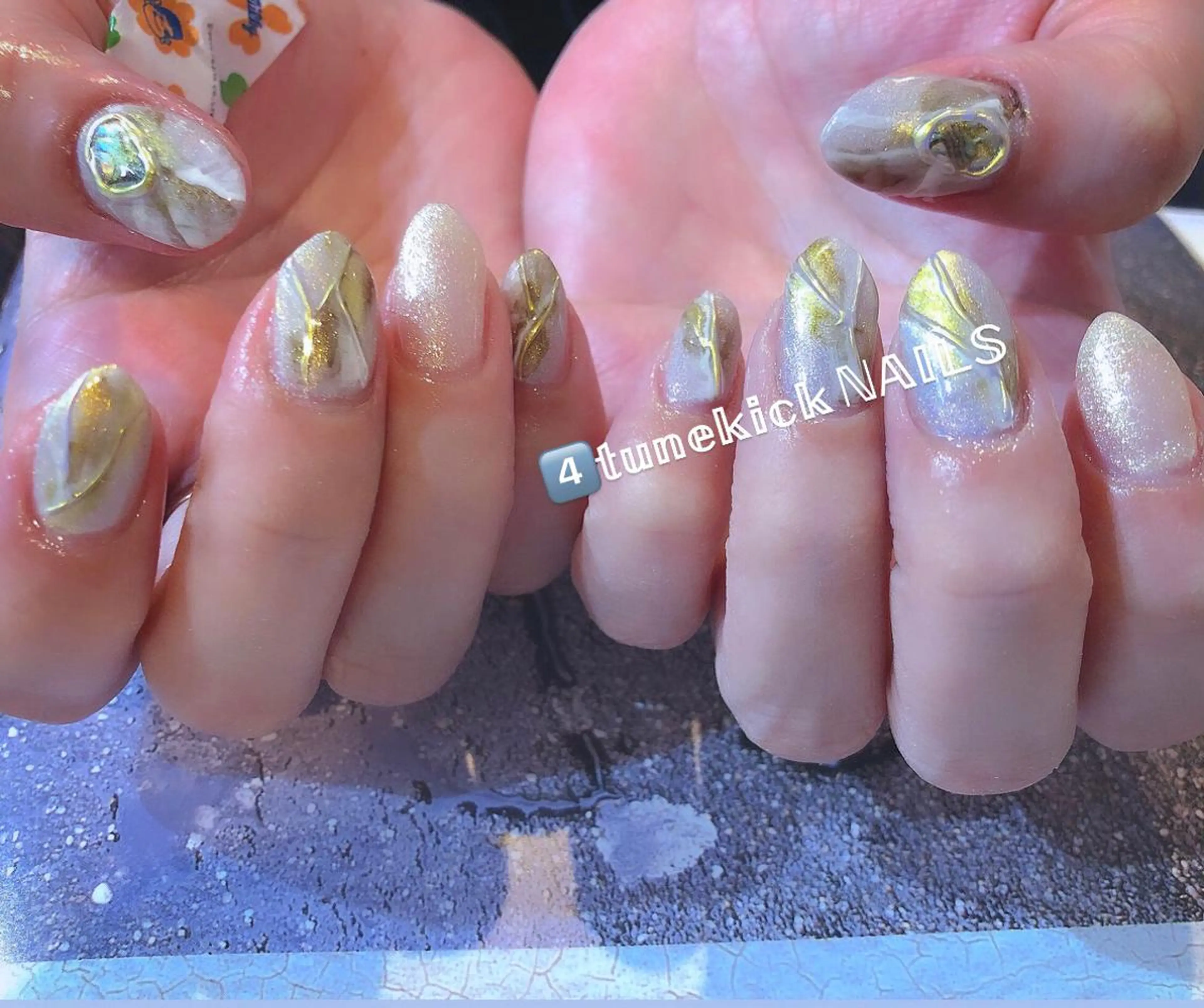 ネイル 4tunekick NAILS(フォーチュンキックネイルズ)所属・光森 淳子のネイルデザイン