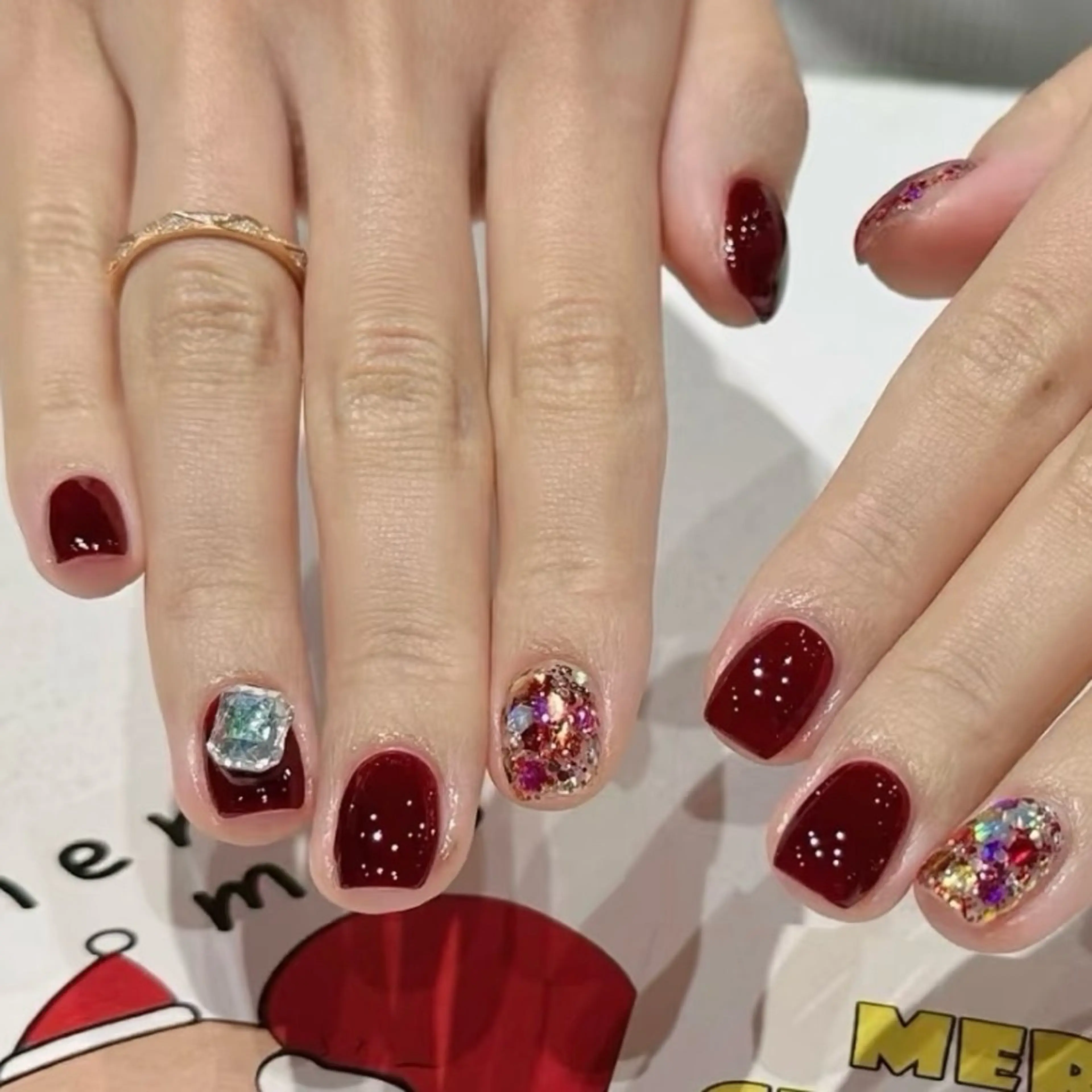 ネイル アートネイル シンプルネイル Nail salon Amoureuse ネイルサロン アムルーズ所属・ネイリスト ミクのネイルデザイン