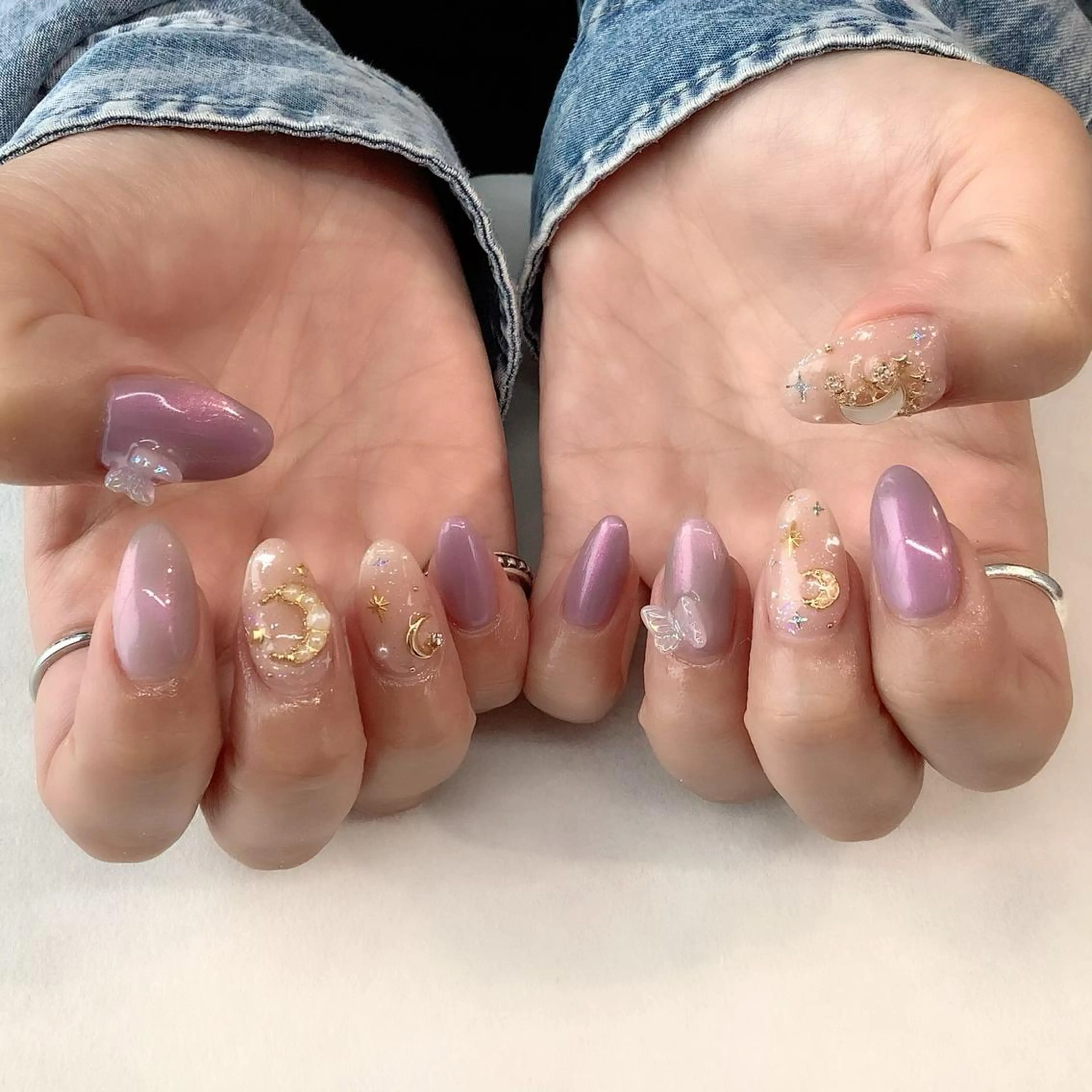 ネイル ハンドネイル 💎🐰 saki. m 🐰💎のネイルデザイン